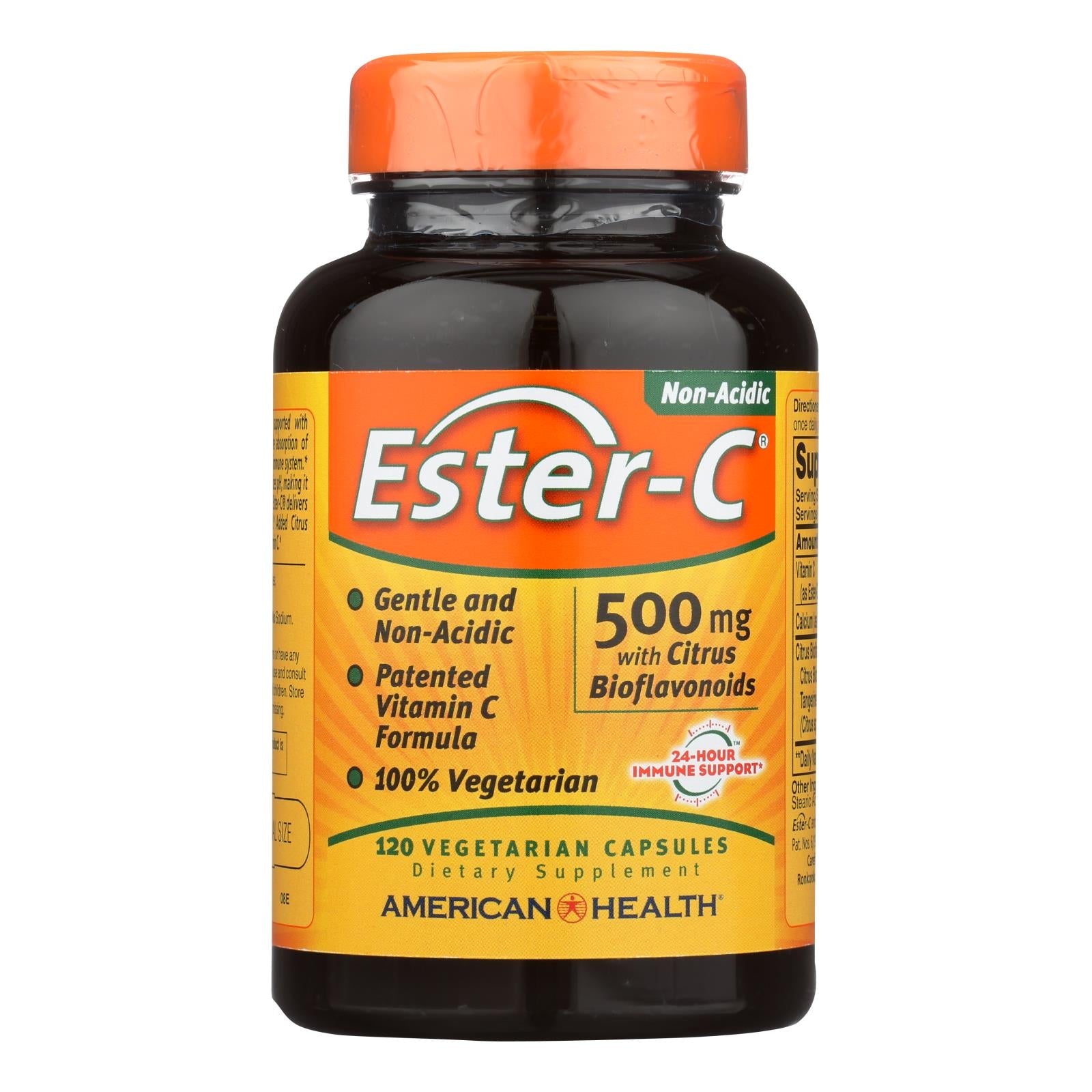 Vitamina C de absorción mejorada con bioflavonoides cítricos Ester-C de American Health (500 mg) - 120 cápsulas vegetarianas