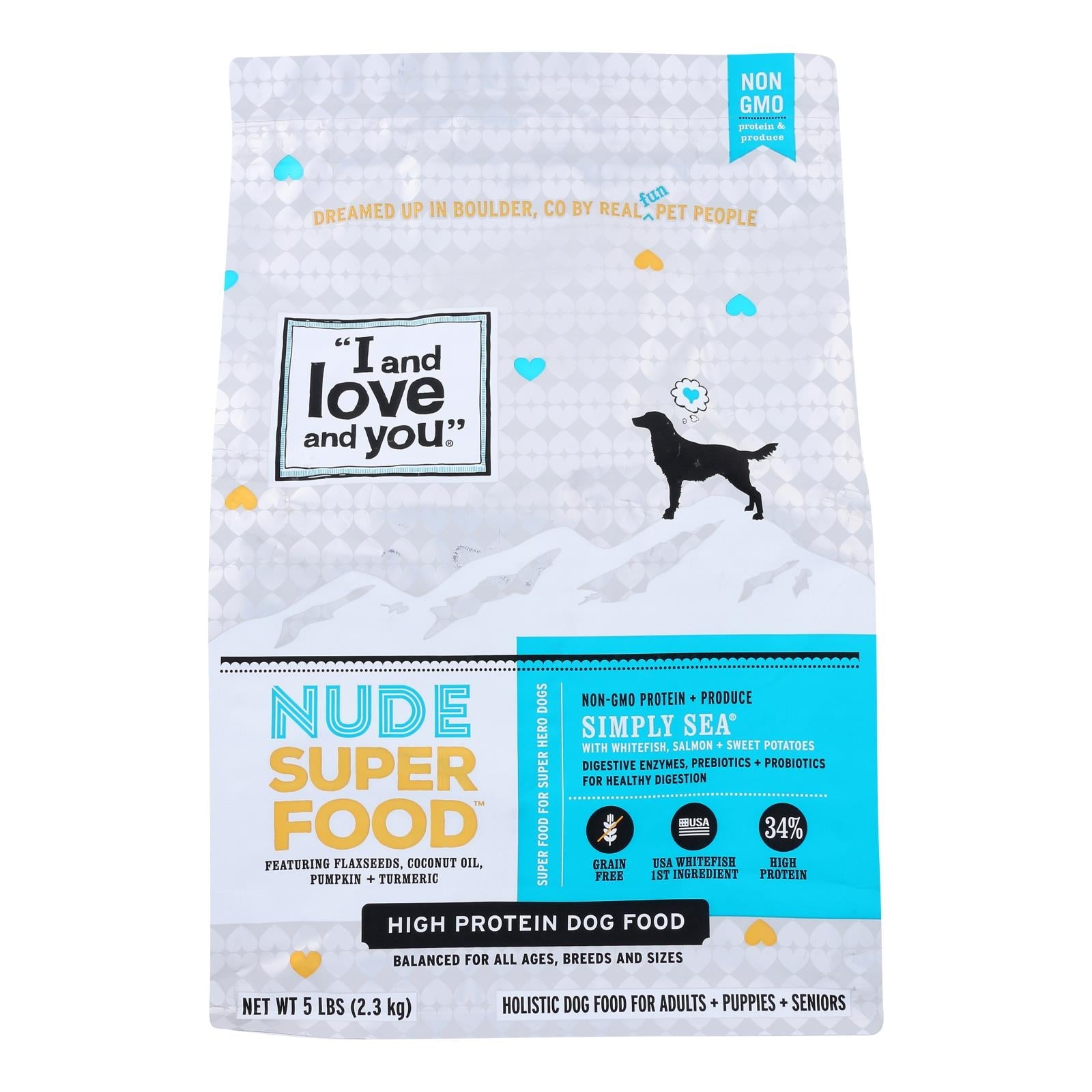 Alimento seco para perros I and I and Love and You Simply Sea - 3 x 5 lb