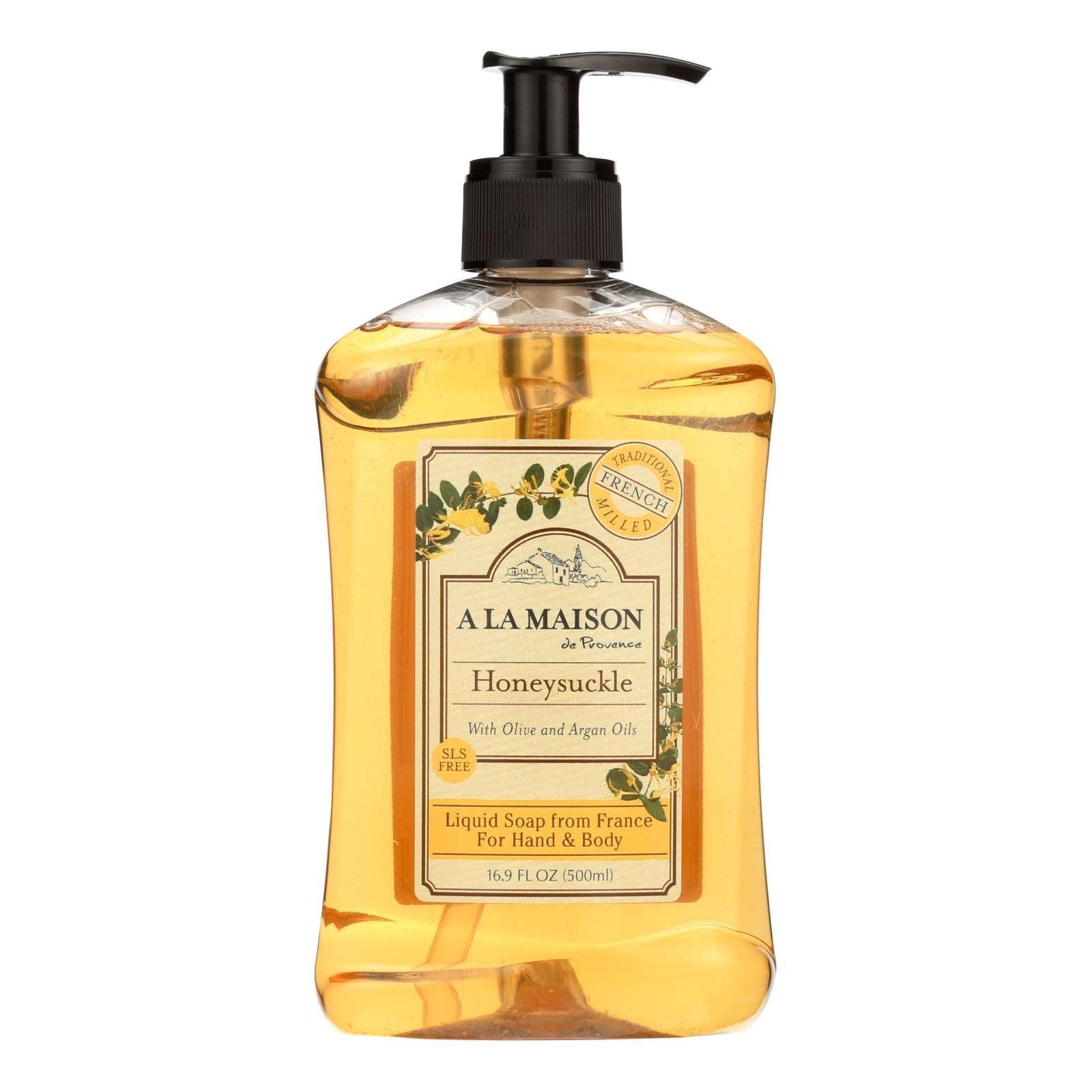Jabón líquido francés A La Maison Madreselva - 16.9 oz 