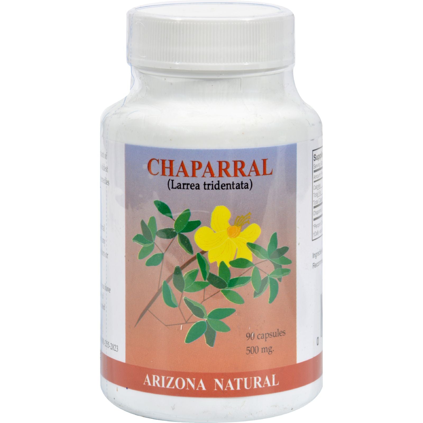 Chaparral de Arizona Natural Resource (500 mg, 90 cápsulas): Hierba ancestral para el bienestar general