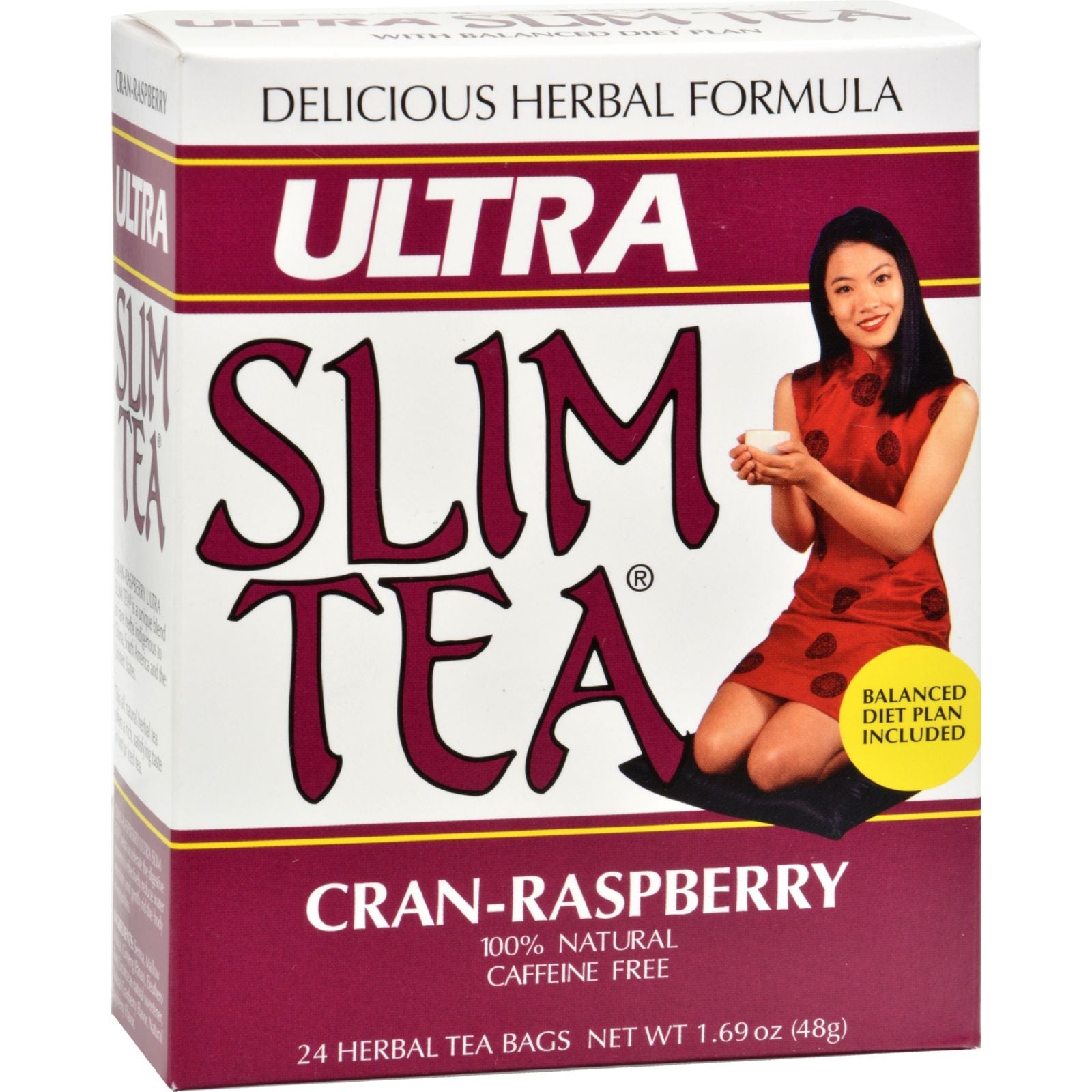 Té Ultra Slim de arándano y frambuesa de Hobe Labs - Paquete de 24