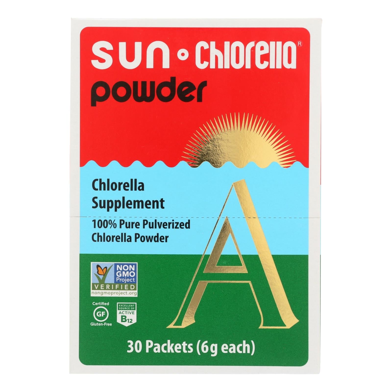 Clorella Sun - Suplemento superalimenticio avanzado de 180 gramos, 0,9 de temperatura
