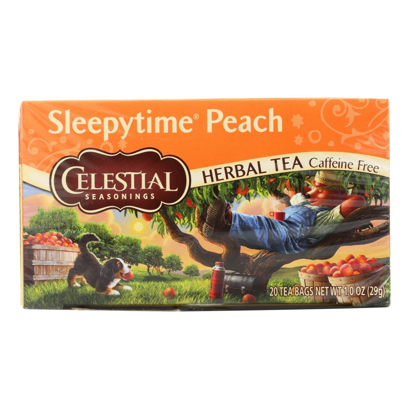 Té de hierbas Celestial Seasonings Sleepytime (20 bolsitas de té por caja, paquete de 6)