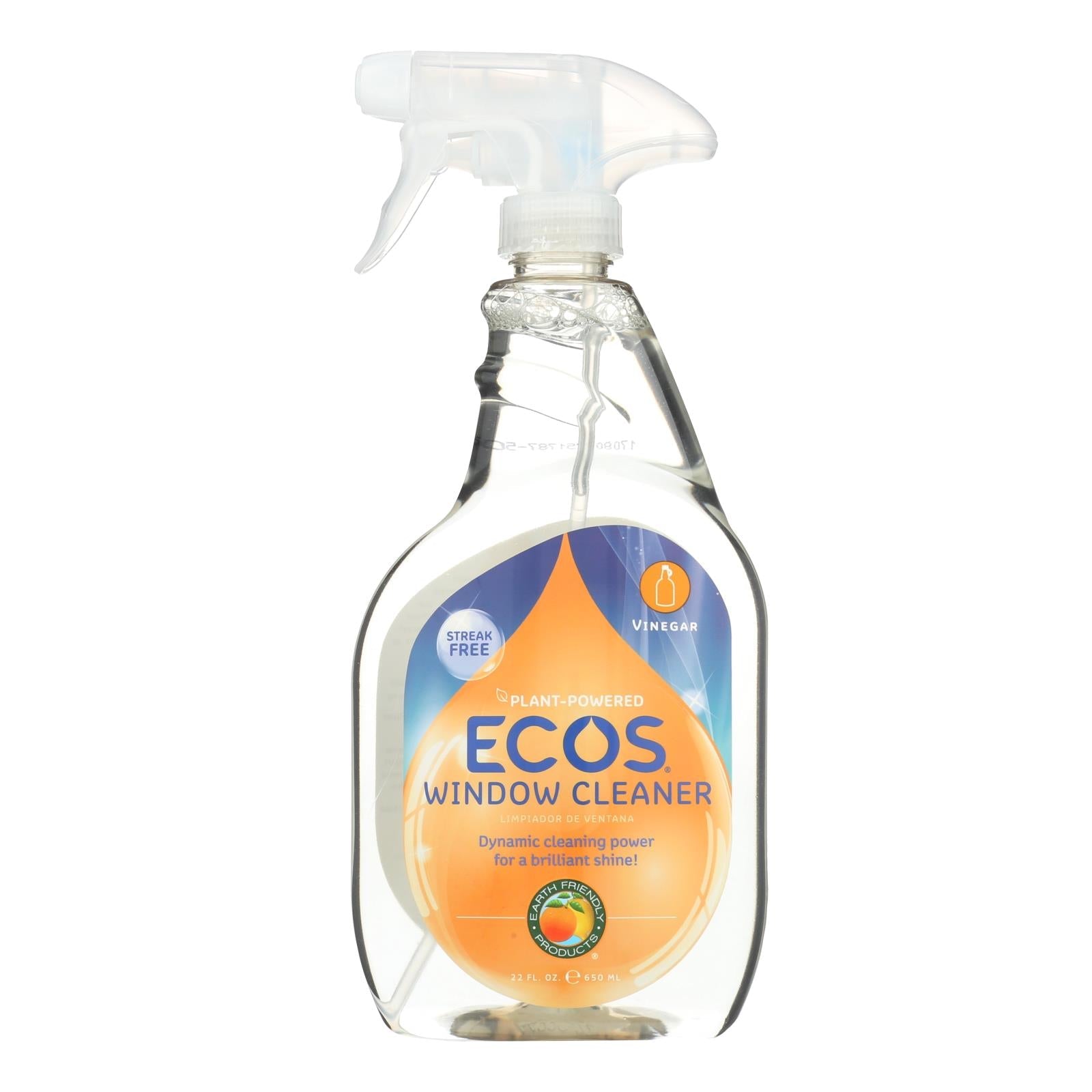 Earth-Friendly Window Cleaner, Pack of 6 - 22 FL Oz. Vinegar