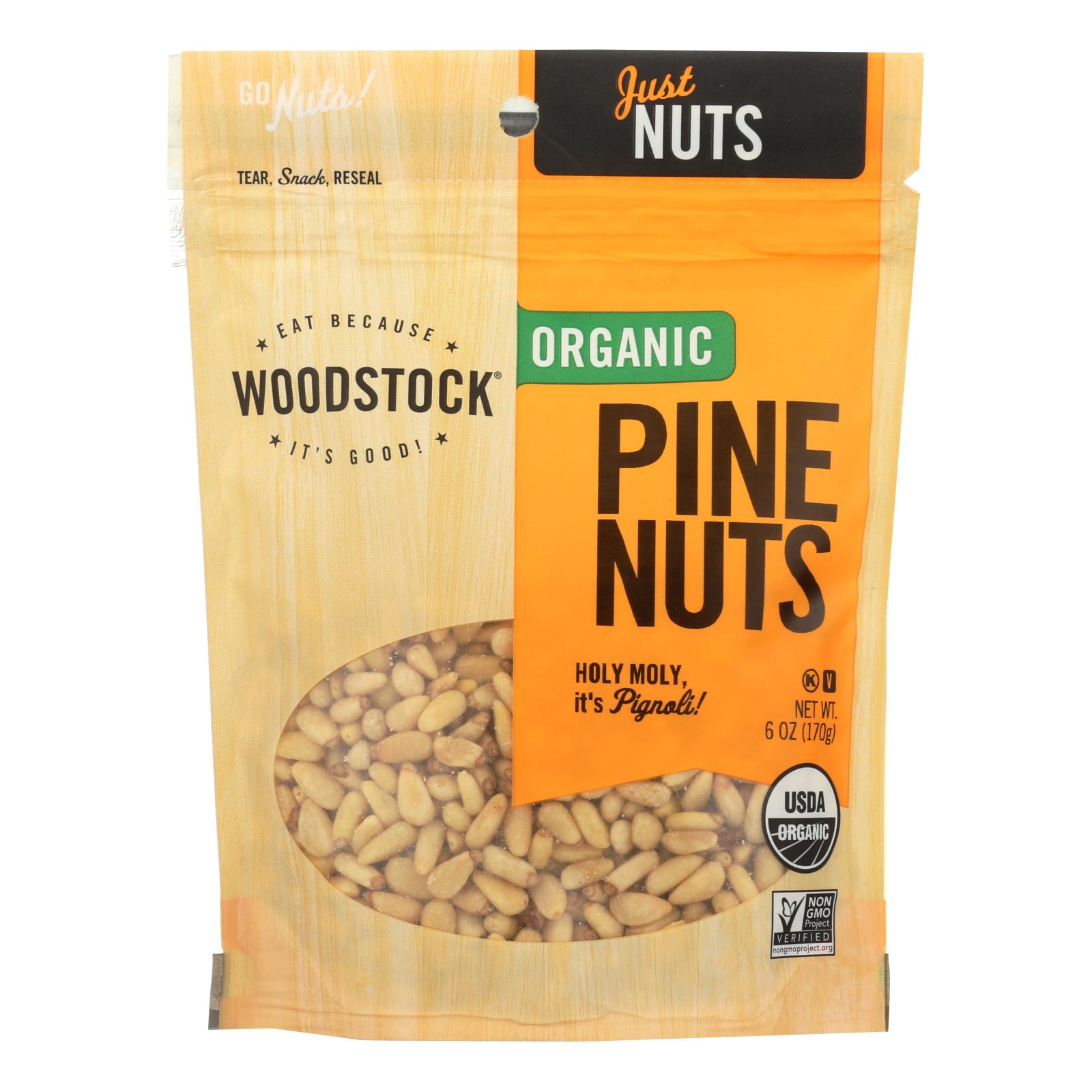 Piñones orgánicos Woodstock (170 g - Paquete de 8)