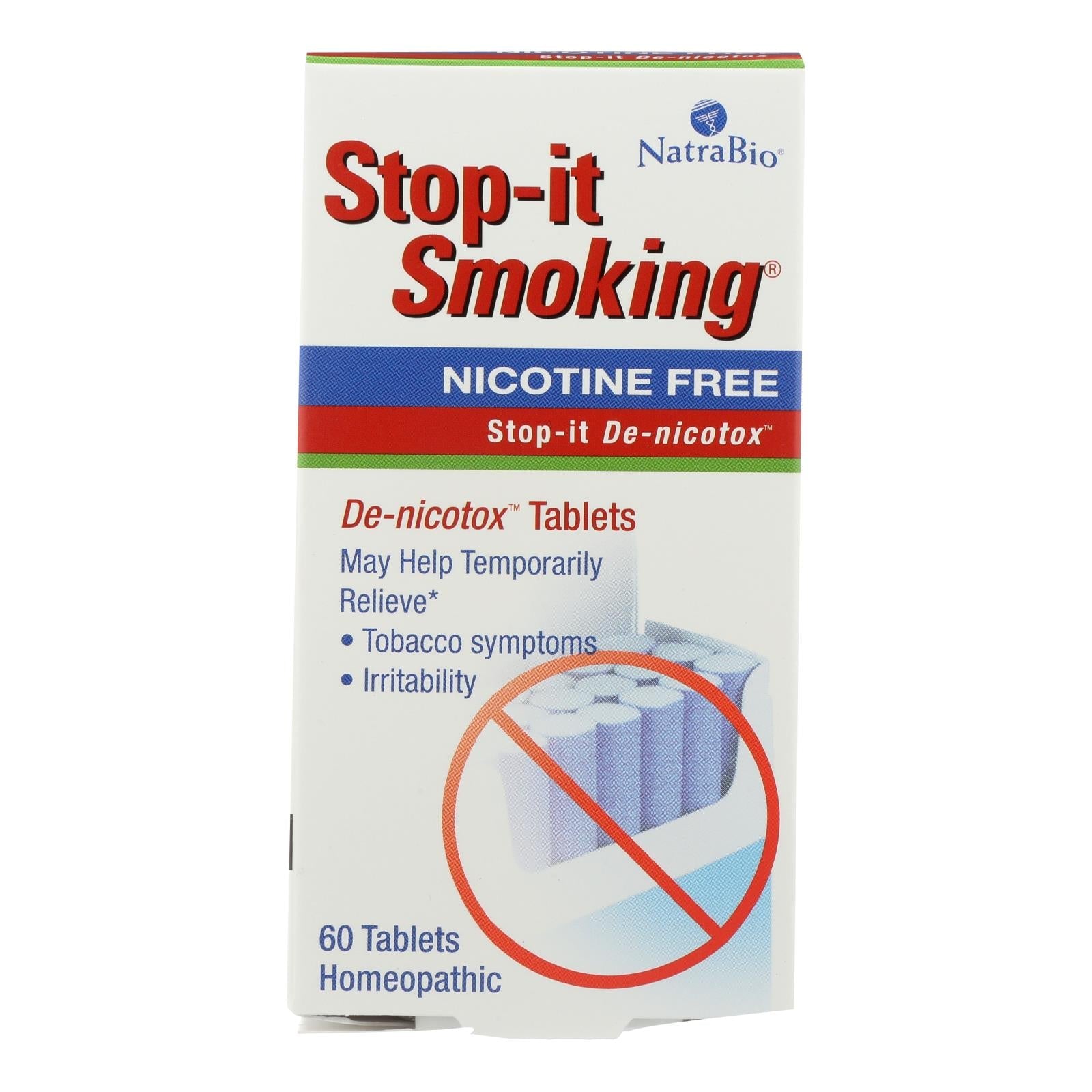 Comprimidos desintoxicantes Natrabio Stop-it Smoking (60 unidades)