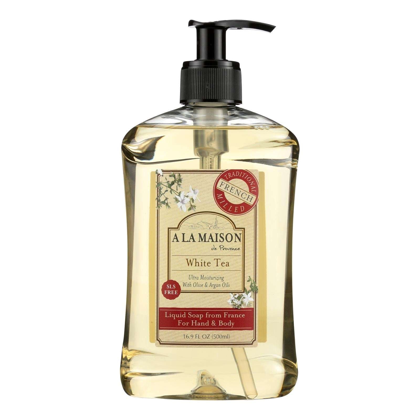 Jabón líquido francés A La Maison - Té blanco, 500 ml