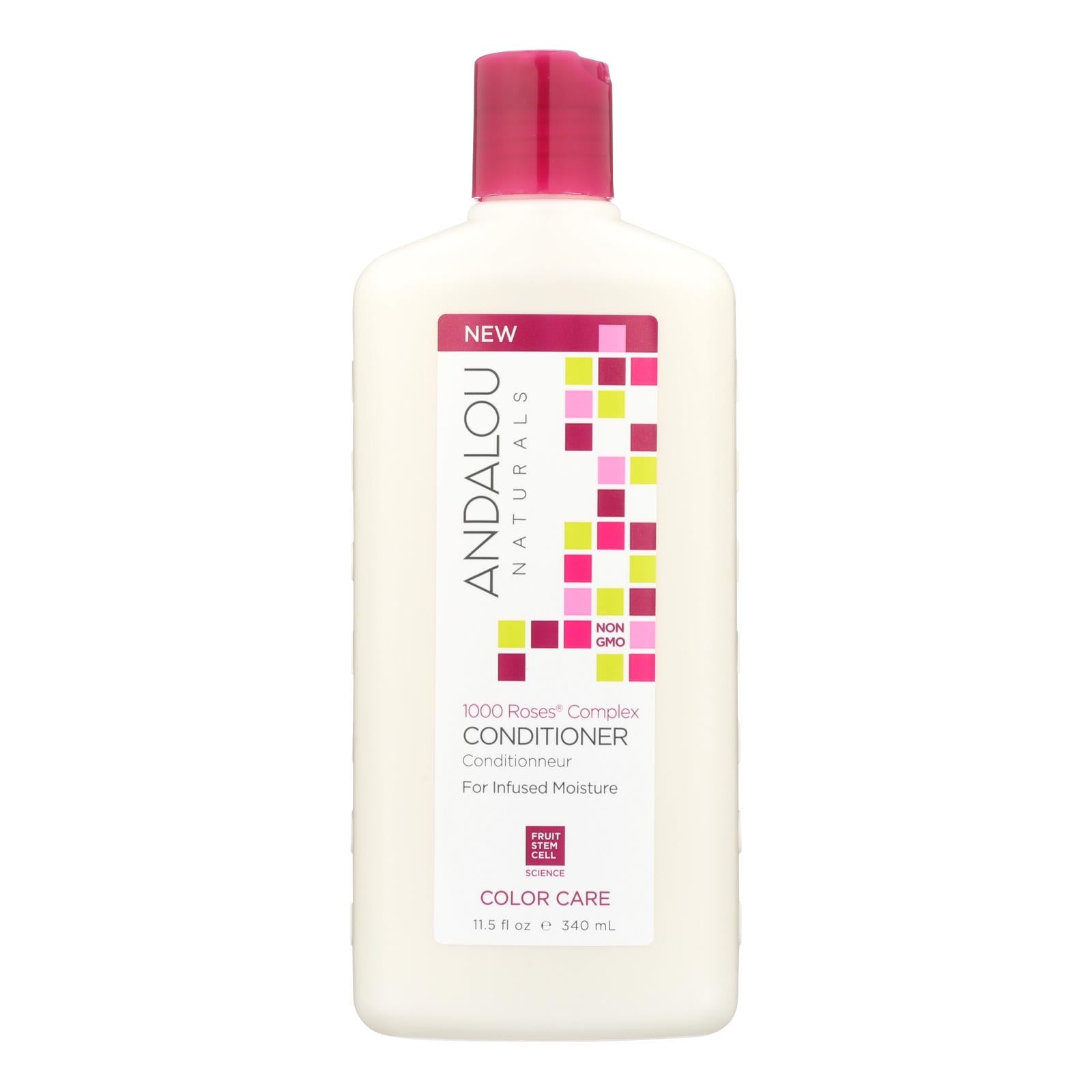 Acondicionador Andalou Naturals 1000 Roses Complex Color Care - 385 ml