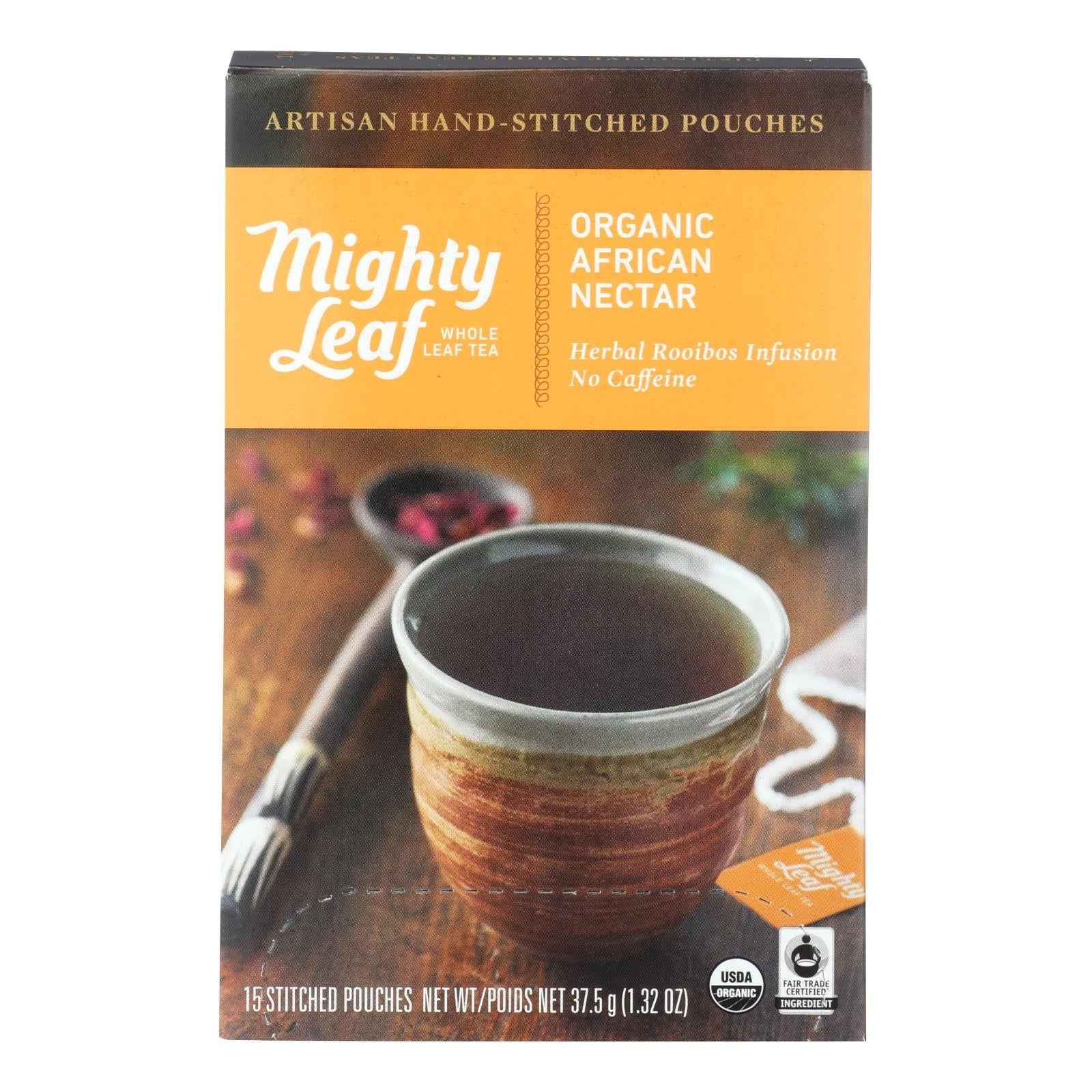 Bolsitas de té africano Nectar de Mighty Leaf Tea (paquete de 6 - 15 unidades) 