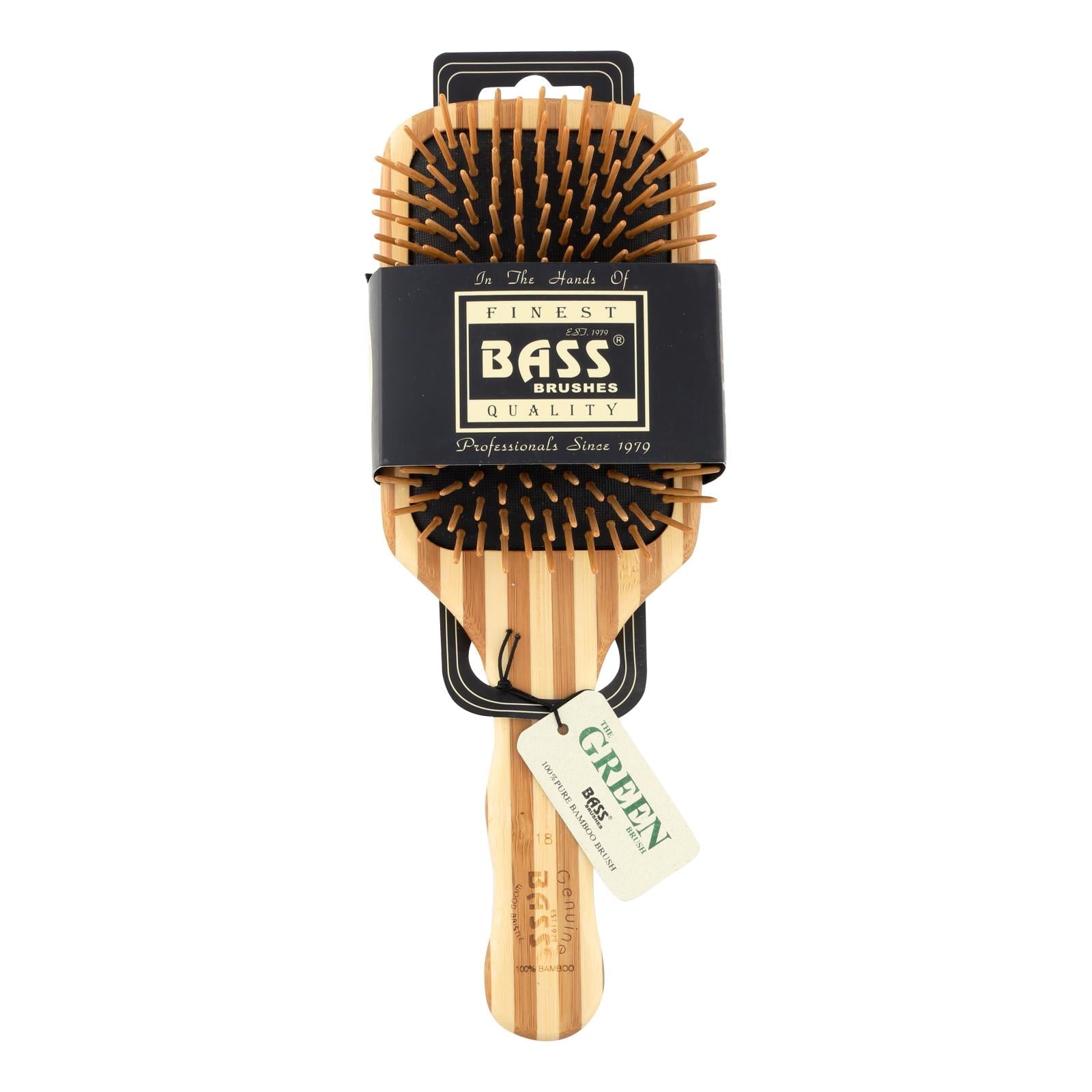 Cepillo de pelo de paleta de madera grande Bass Brushes