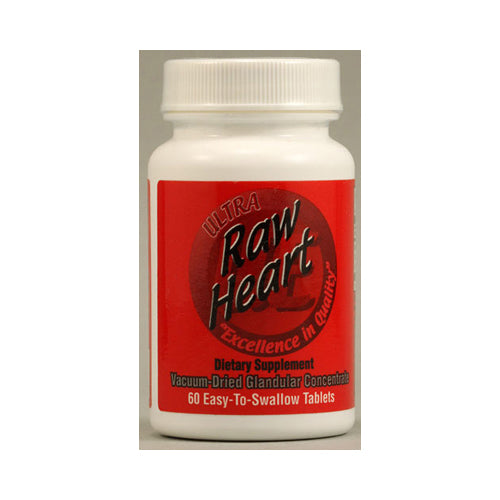 Glandulares de corazón crudos Heartland Naturals, 60 comprimidos