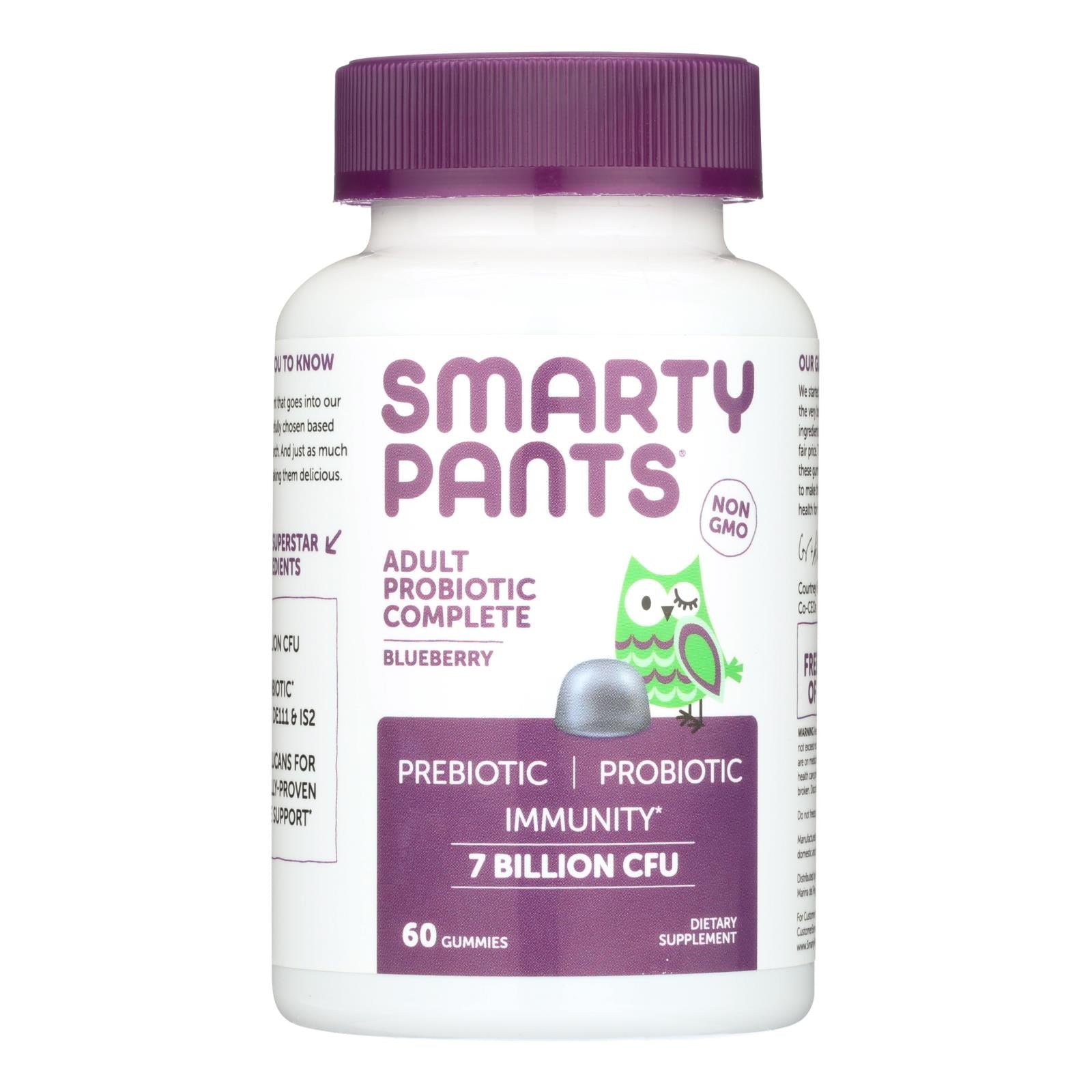 Probiótico para adultos Smartypants - Arándano (paquete de 60)