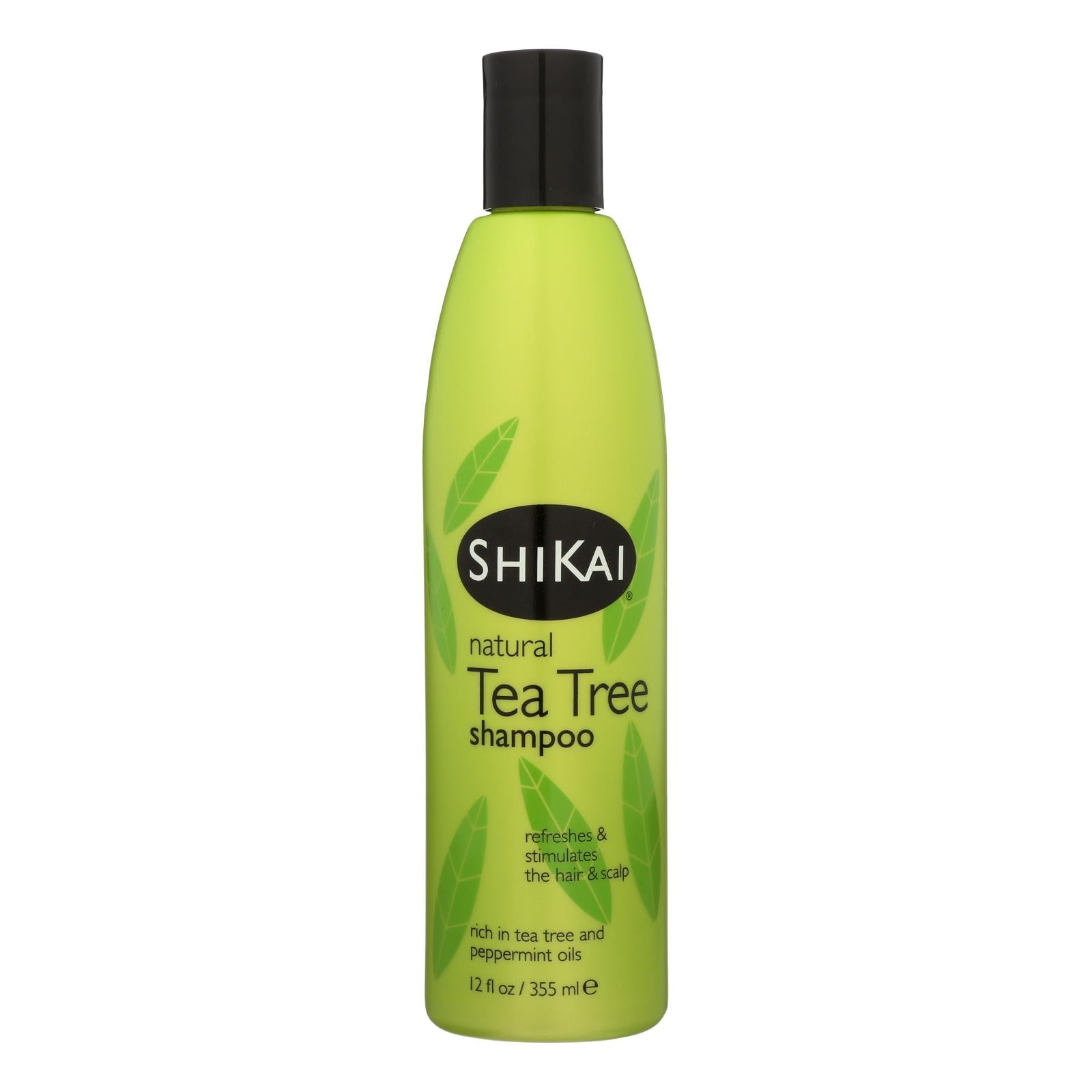 Champú natural de árbol de té Shikai, 12 onzas líquidas