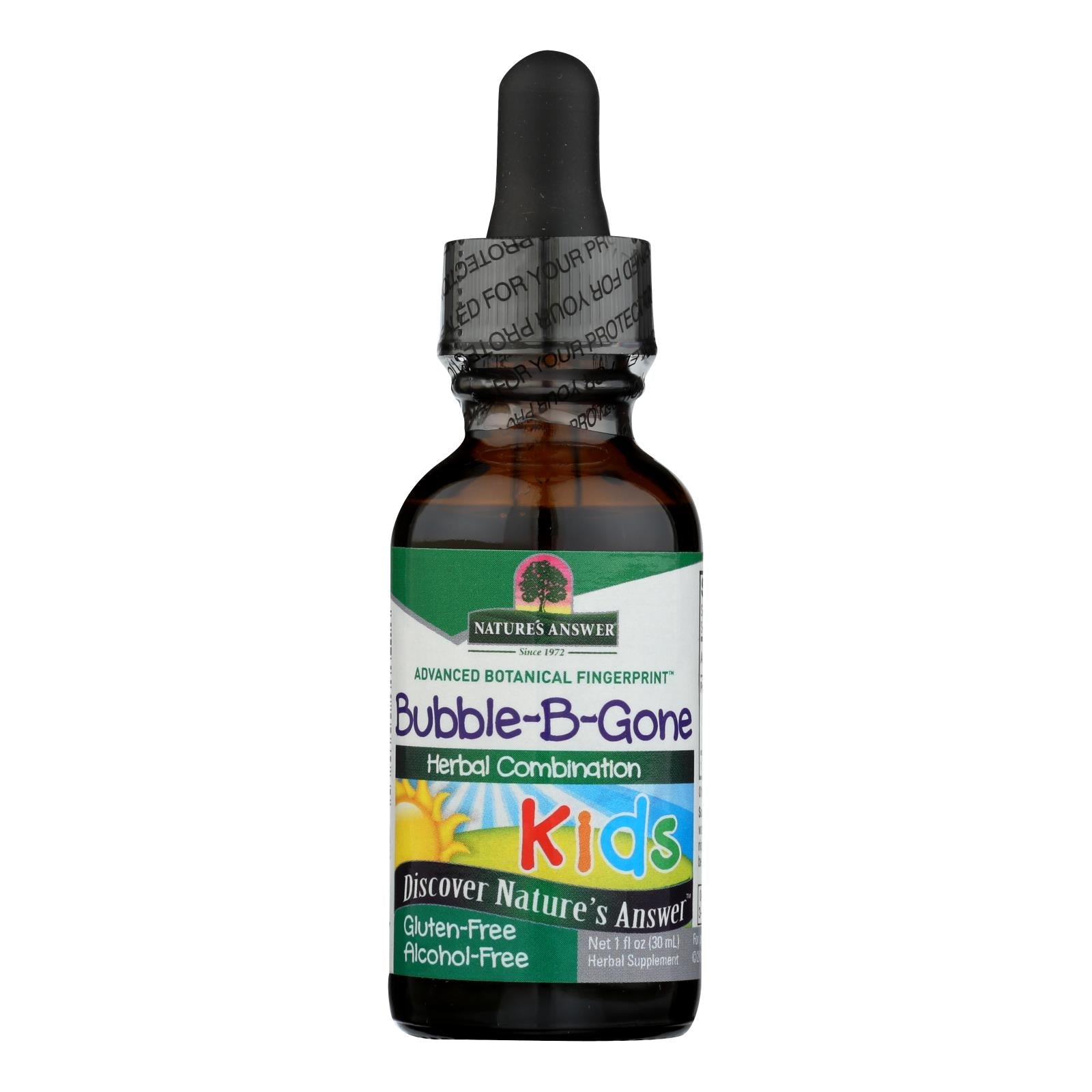 Suplemento Bubble-b-Gone de Nature's Answer, alivio eficaz de gases, 30 ml 