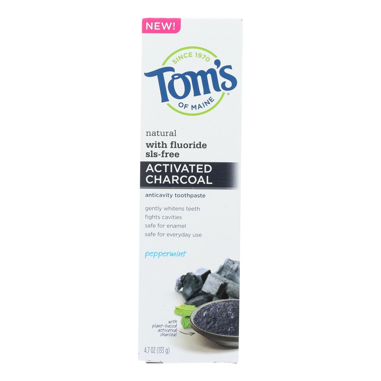 Pasta dental anticaries con flúor Tom's of Maine, paquete de 6 (127 g cada una)