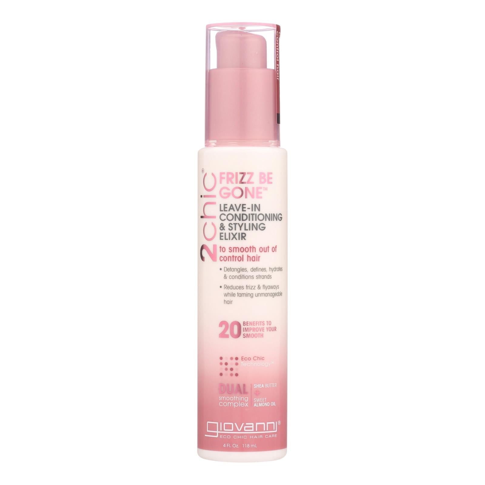 Acondicionador sin enjuague Giovanni 2chic de manteca de karité (118 ml)