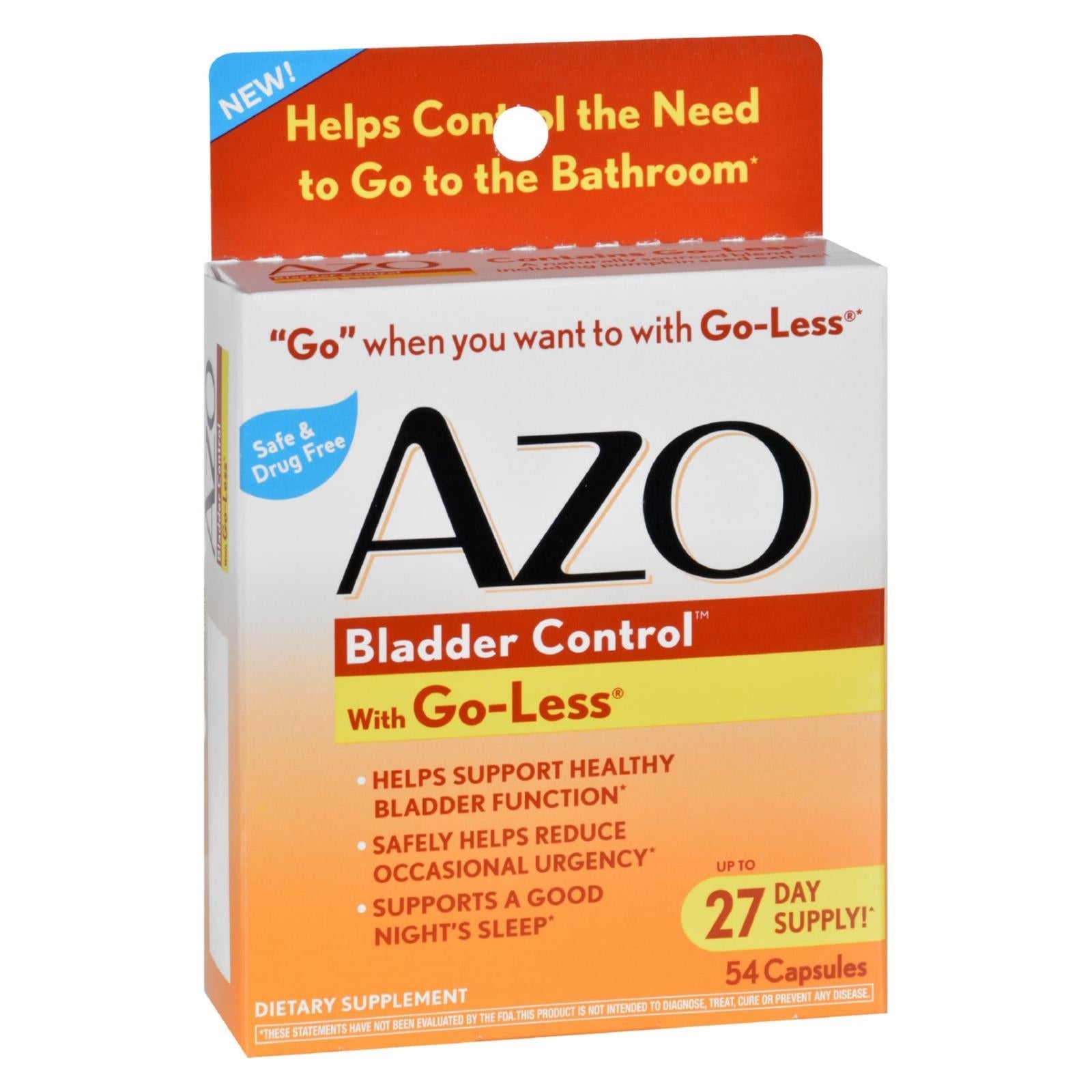Azo Bladder Control - 54 cápsulas
