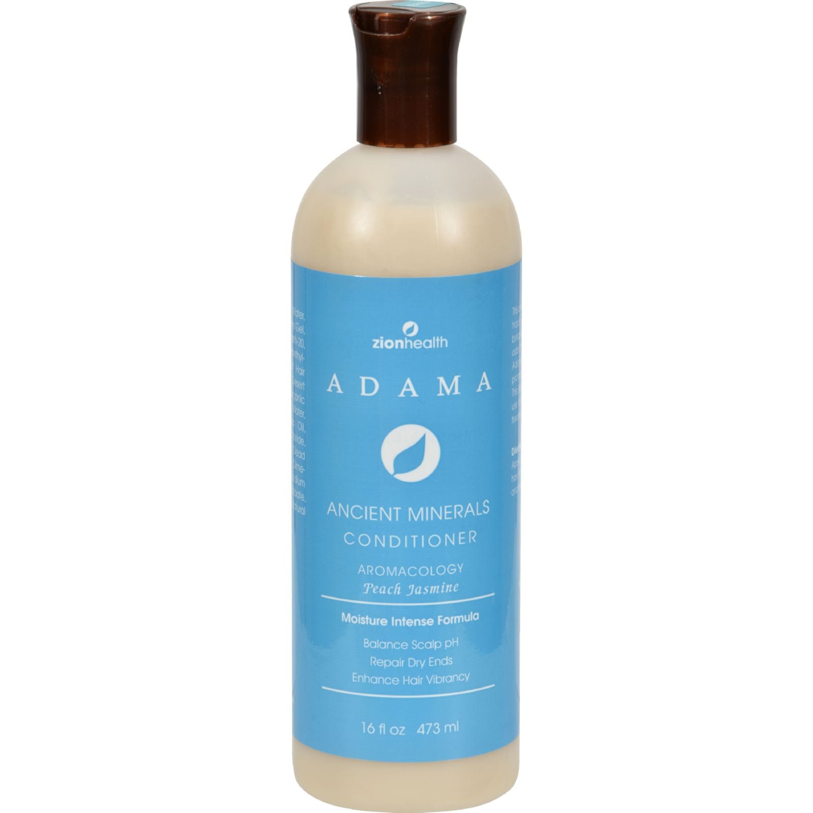 Acondicionador Zion Health Adama Clay Minerals Melocotón Jazmín (16 onzas líquidas)