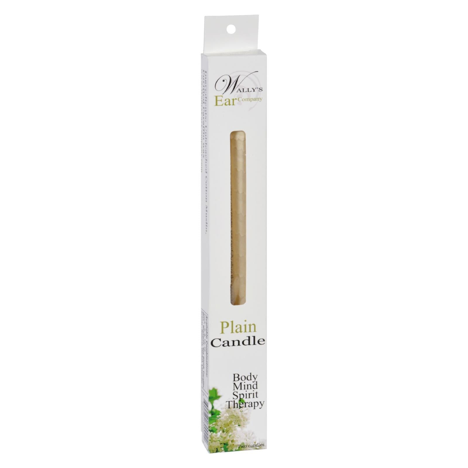 Velas lisas de Wally - Paquete de 2