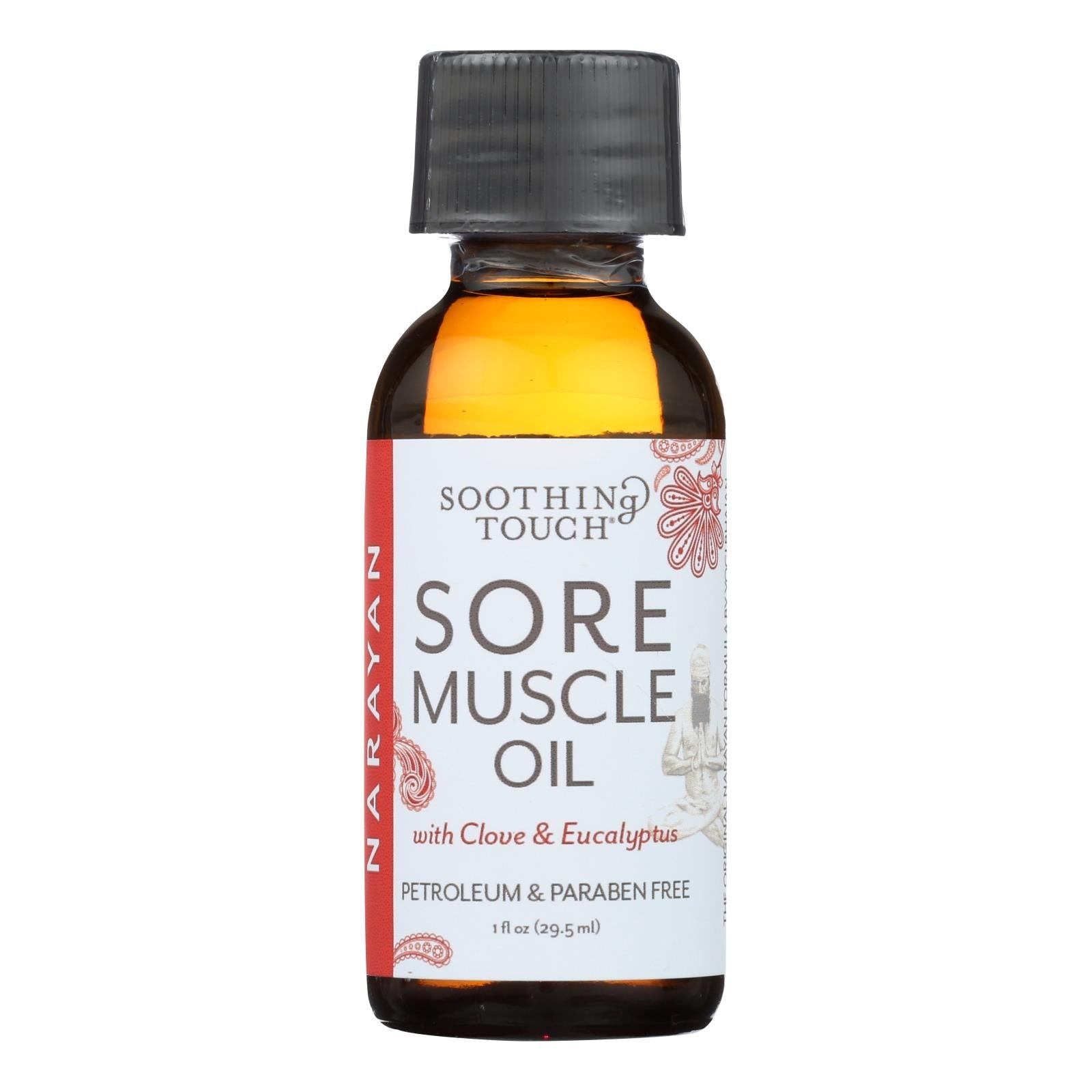 Aceite capilar Soothing Touch Narayan para un cabello saludable y sedoso (paquete de 6) - 1 oz.
