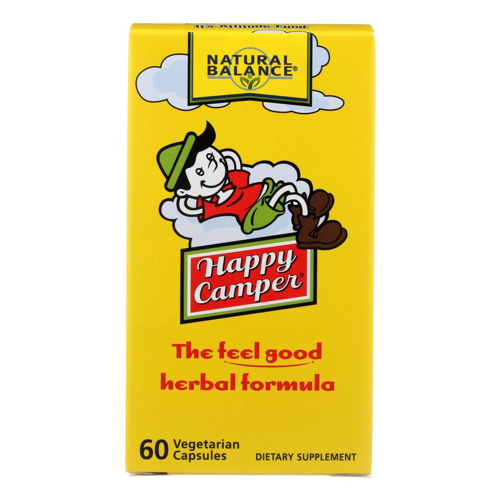 Cápsulas vegetarianas Natural Balance Happy Camper, paquete de 60