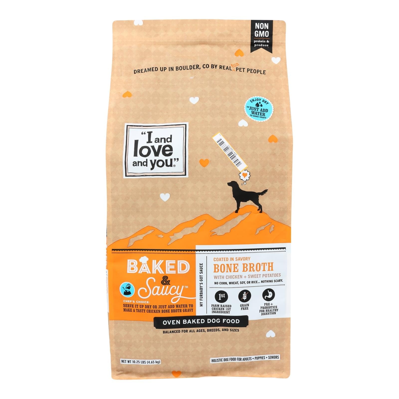 Comida para perros con pollo al horno y salsa I And Love And You (10,25 lb)