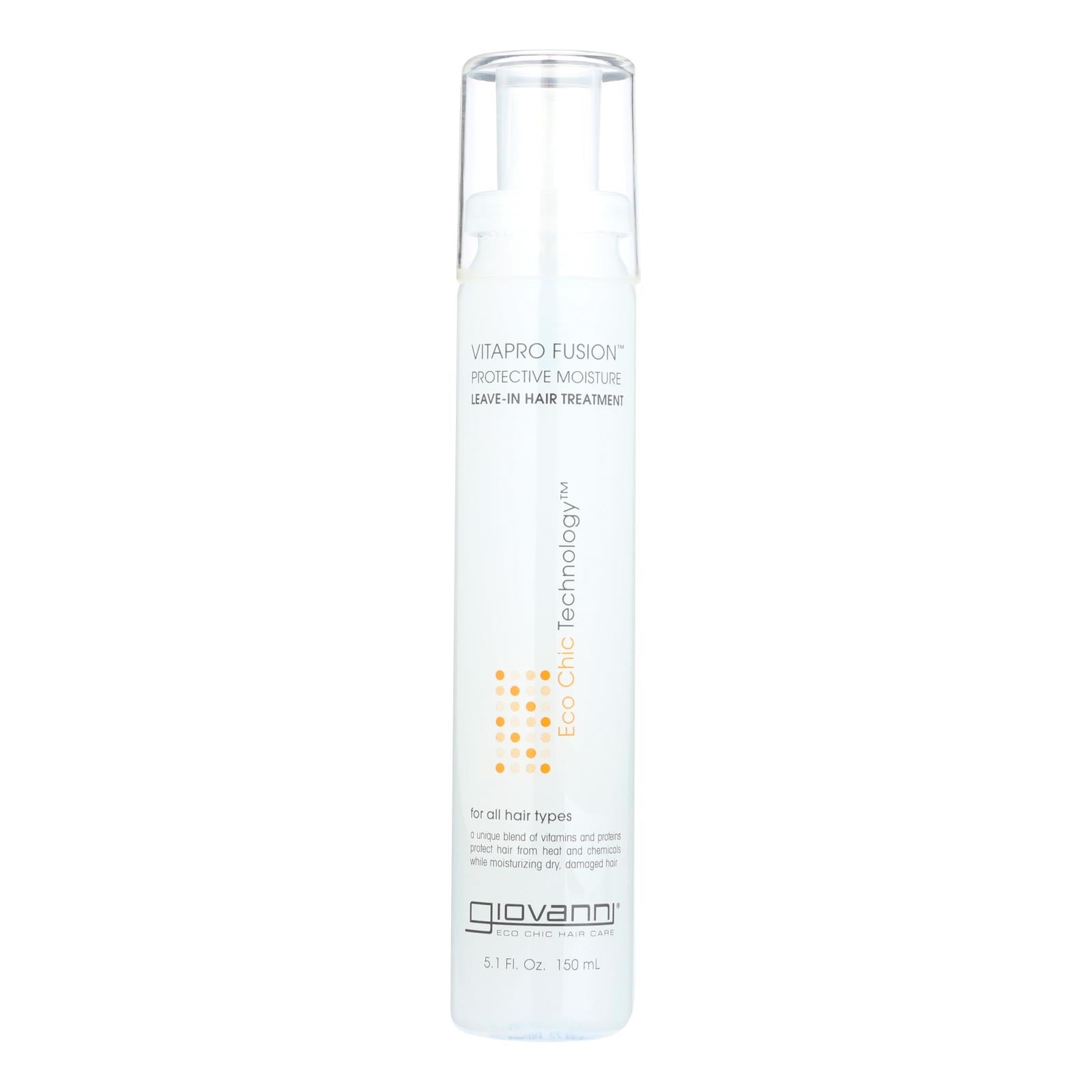 Tratamiento capilar sin enjuague Giovanni Vitapro Fusion, 150 ml