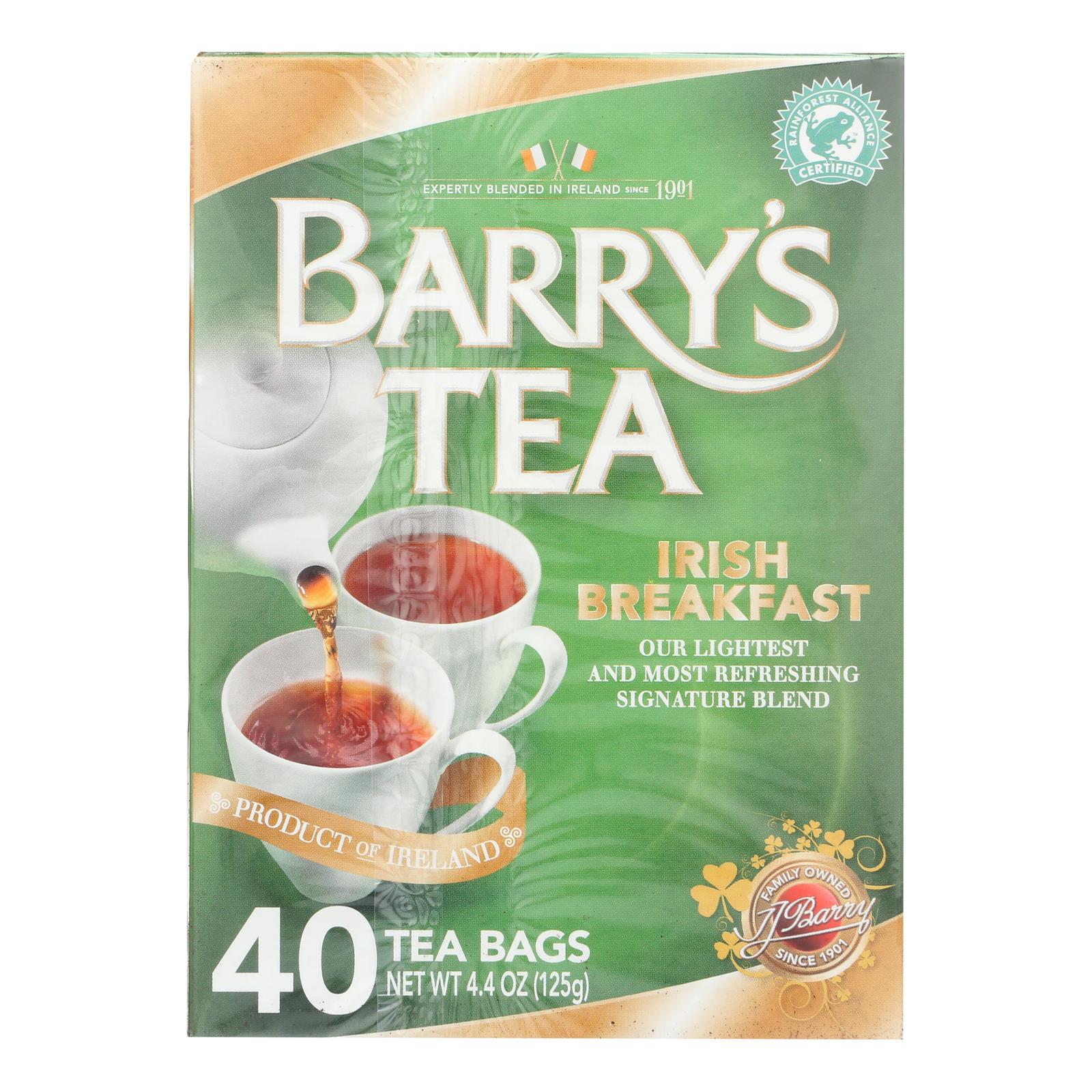 Té Barry's - Desayuno irlandés (paquete de 6, 40 bolsitas)