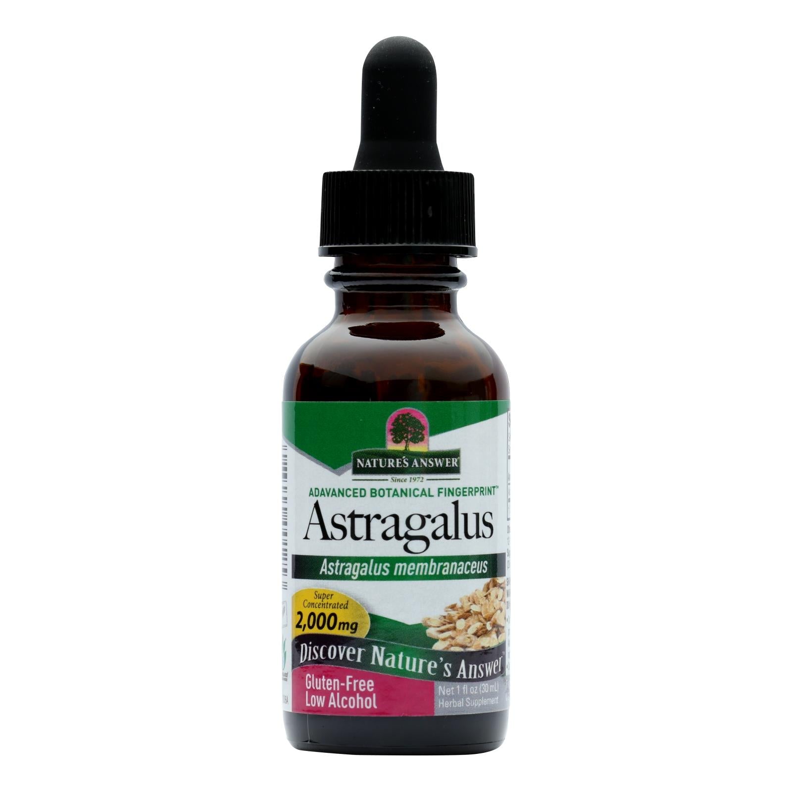 Extracto líquido de raíz de astrágalo de Nature's Answer - Refuerzo inmunitario - 30 ml