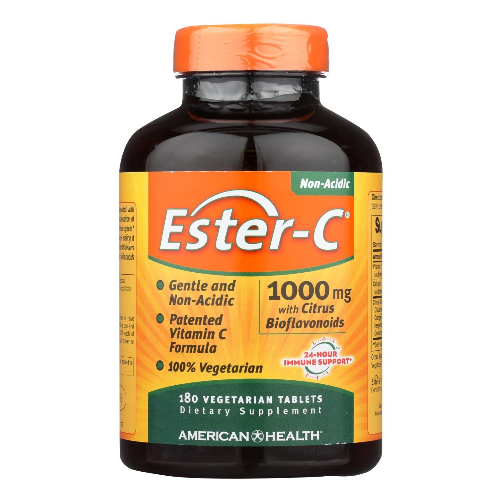 Ester-C Vitamina C con bioflavonoides de American Health - 1000 mg - 180 comprimidos vegetarianos