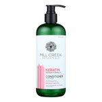Acondicionador de queratina con fórmula reparadora Mill Creek Botanicals - 14 onzas líquidas - Paquete de 2