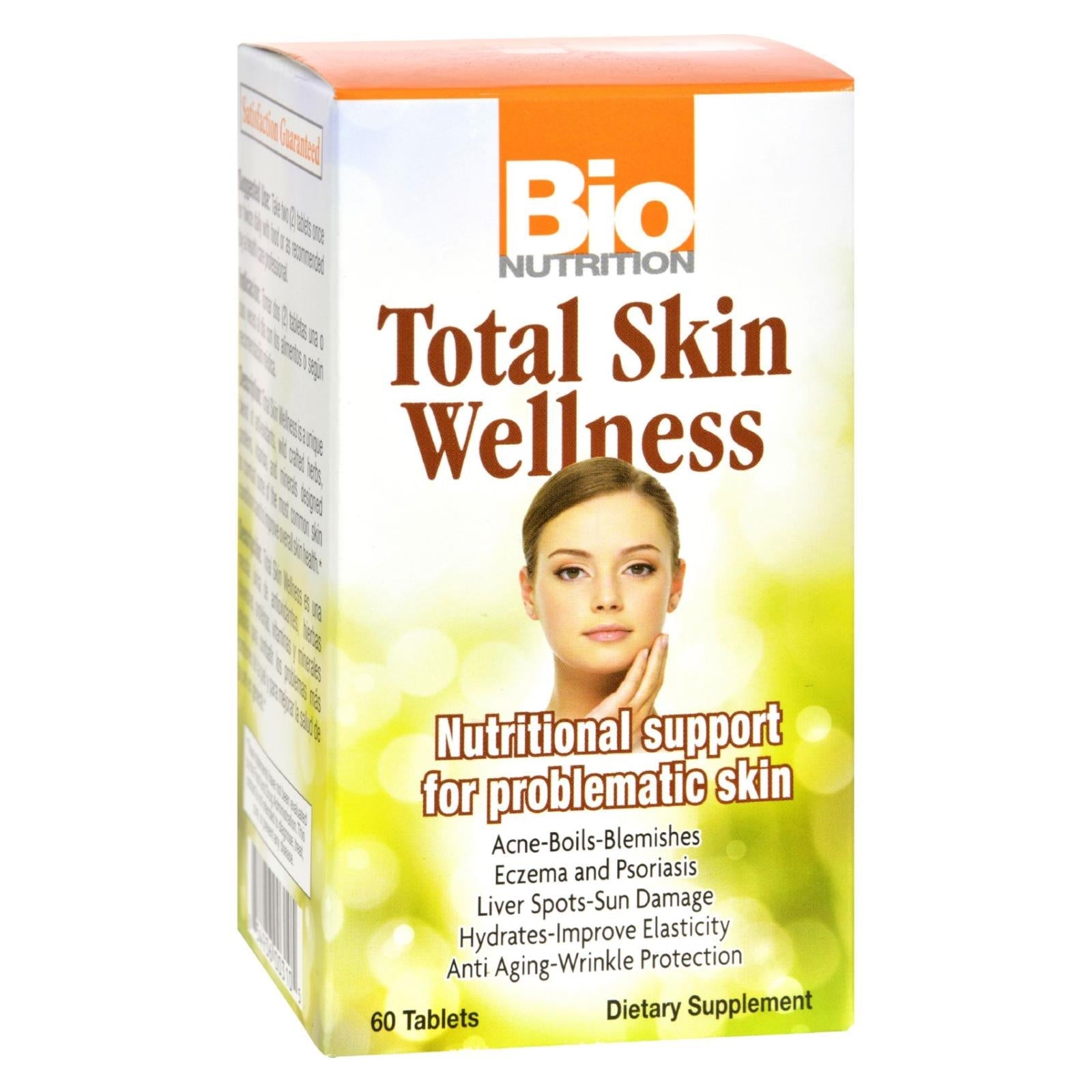 Bio Nutrition Bienestar Total de la Piel, 60 Comprimidos