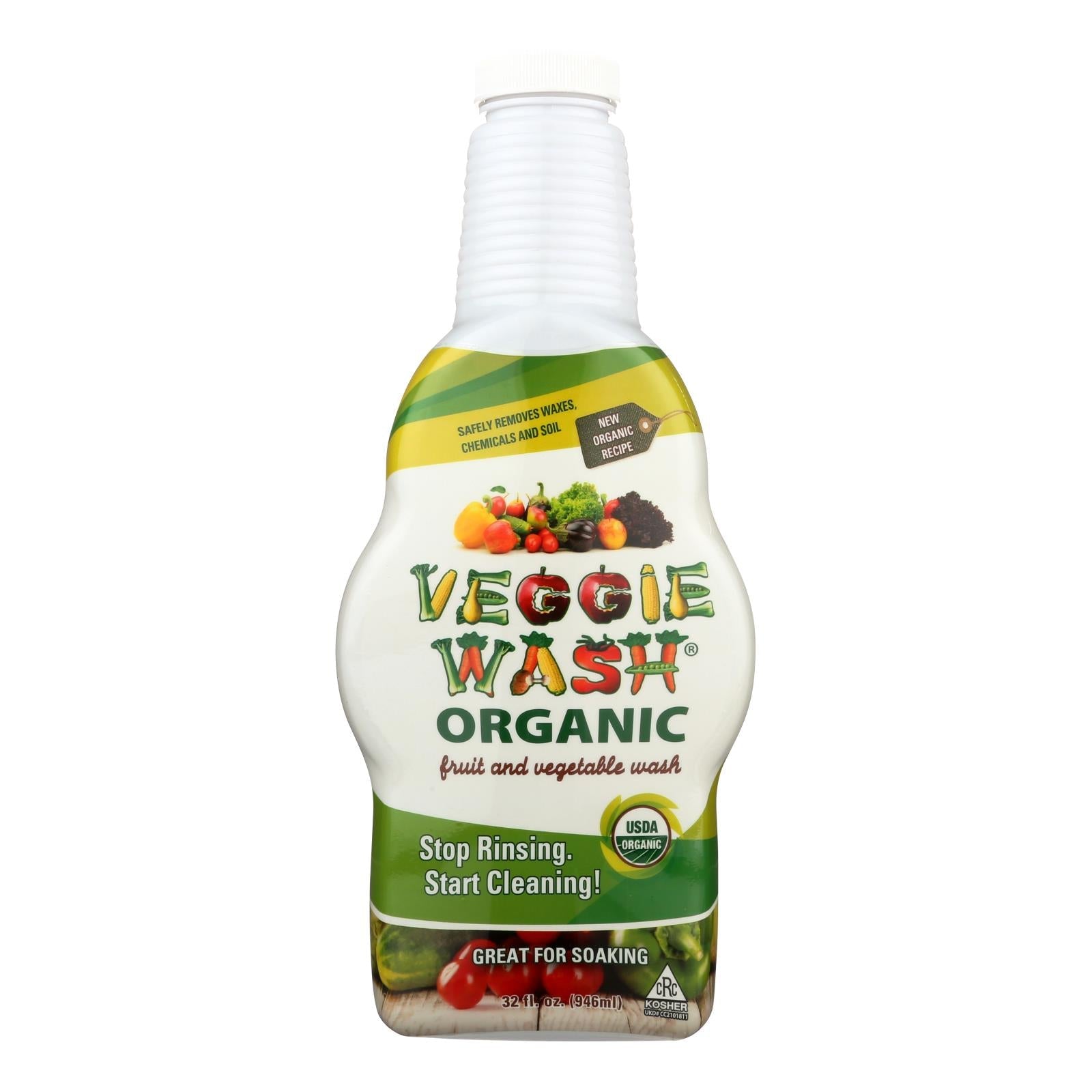 Jabón vegetal orgánico Citrus Magic - Tamaño de remojo de 32 oz