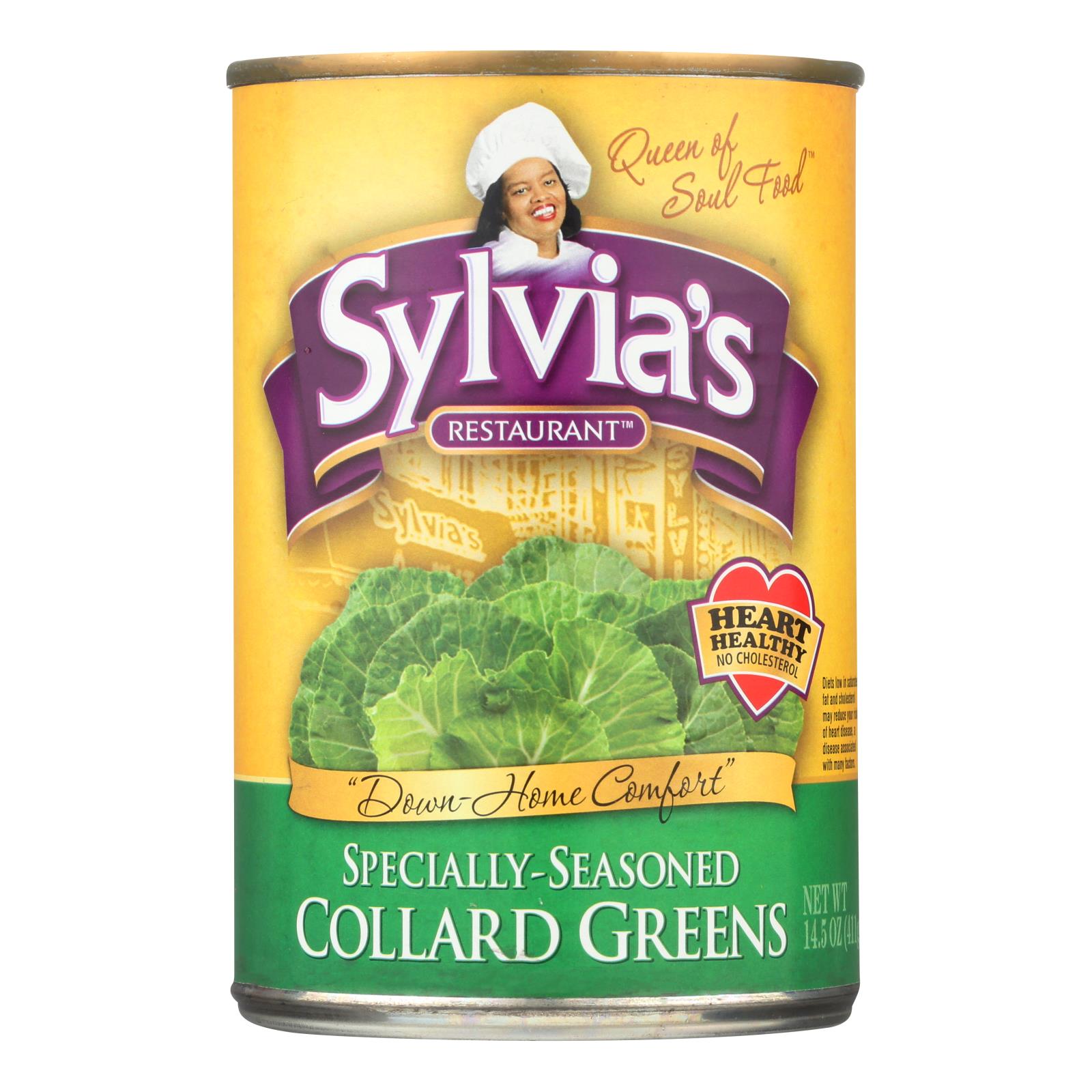Sylvia's Collard Greens, 14.5 Oz. (Pack of 12)