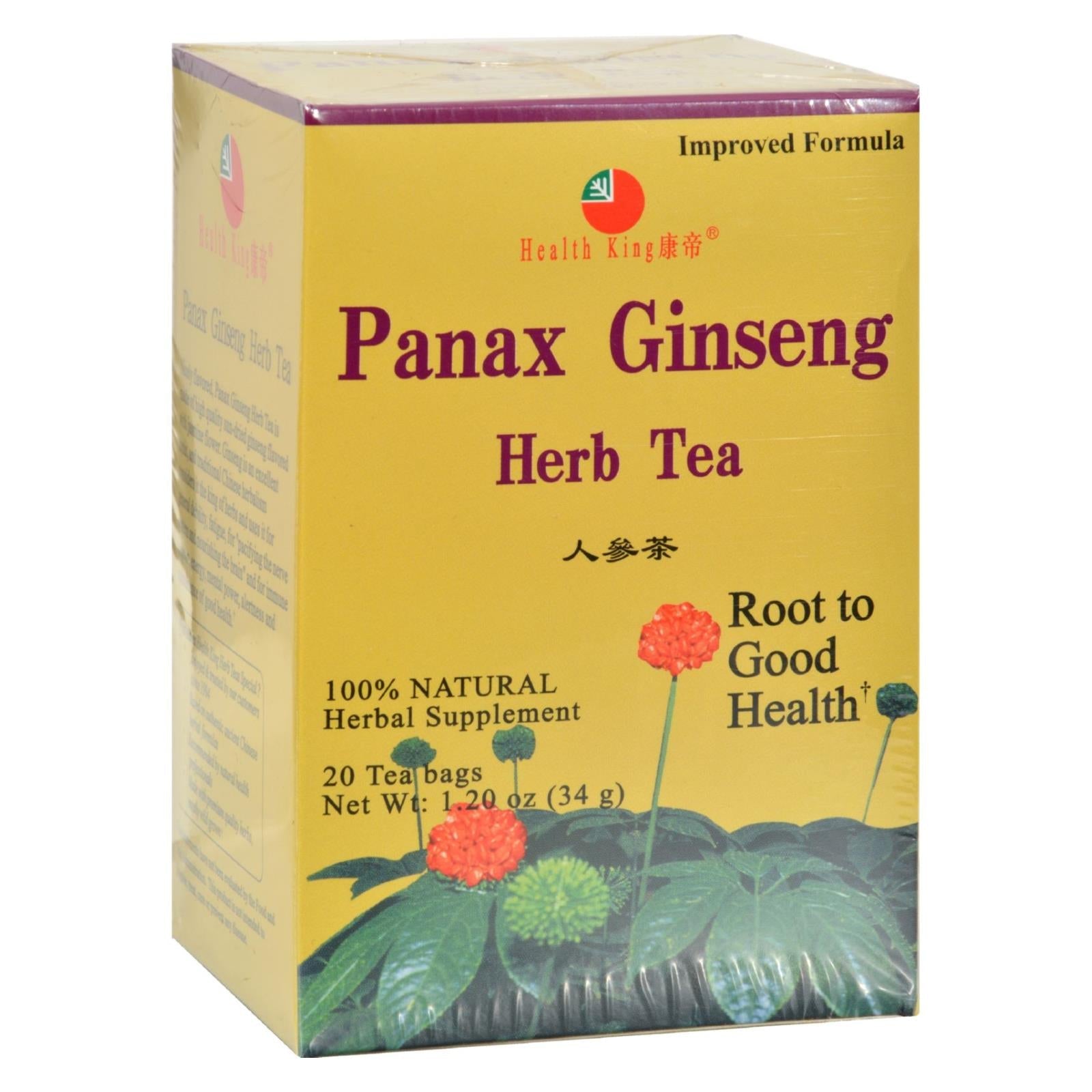 Té de hierbas Panax Ginseng Health King