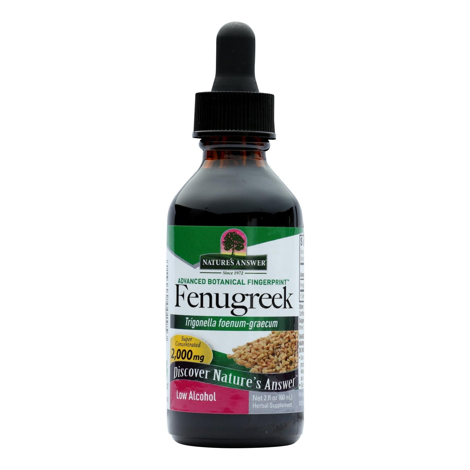 Extracto líquido de semillas de fenogreco de Nature's Answer (56 ml)