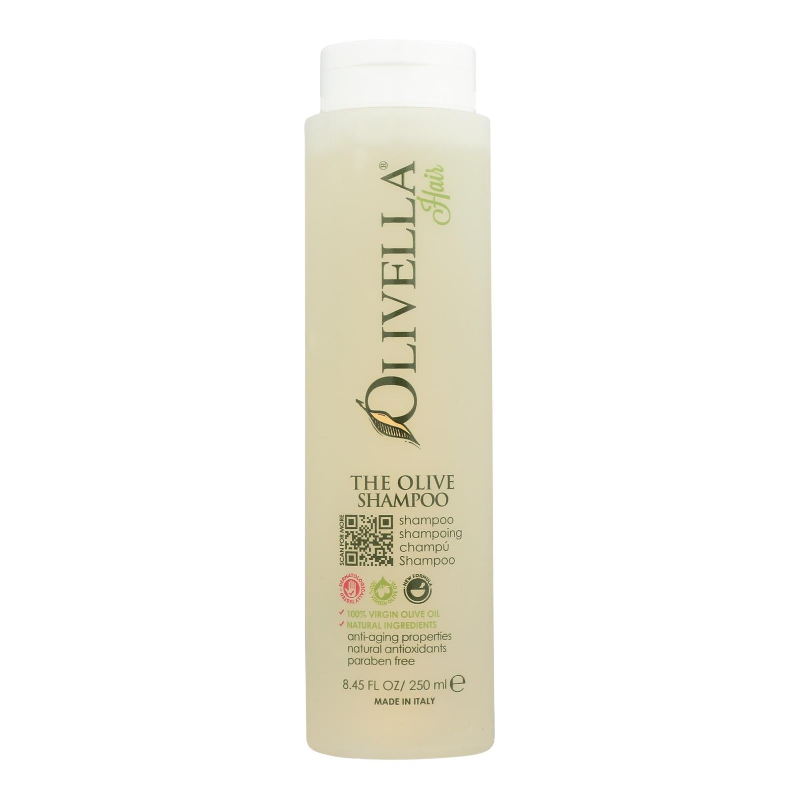 Champú fortalecedor Olivella Natural Olive (paquete de 236 ml) 