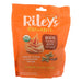 Golosinas orgánicas para perros Riley's Organics, receta de mantequilla de maní y melaza, 5 oz, paquete de 6