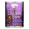 Alimento para perros Wellness Pet Products - Pollo con guisantes y zanahorias (paquete de 12) - 12,5 oz.