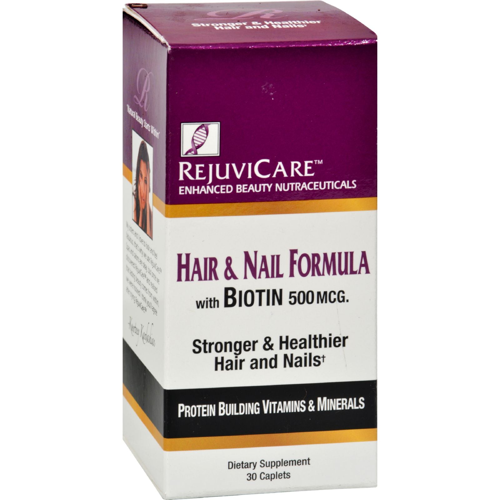 Cápsulas Rejuvicare para cabello y uñas fortalecidos (paquete de 30)