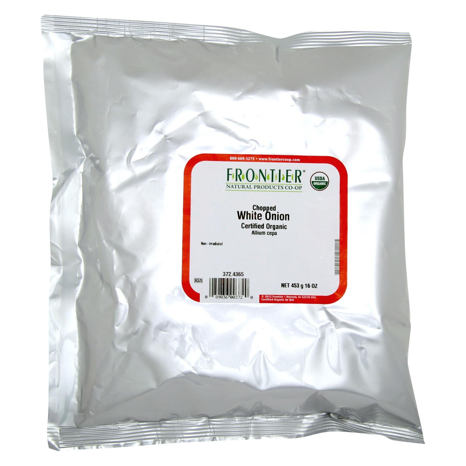 Frontier Herb - Organic White Chopped Onion, 1 lb