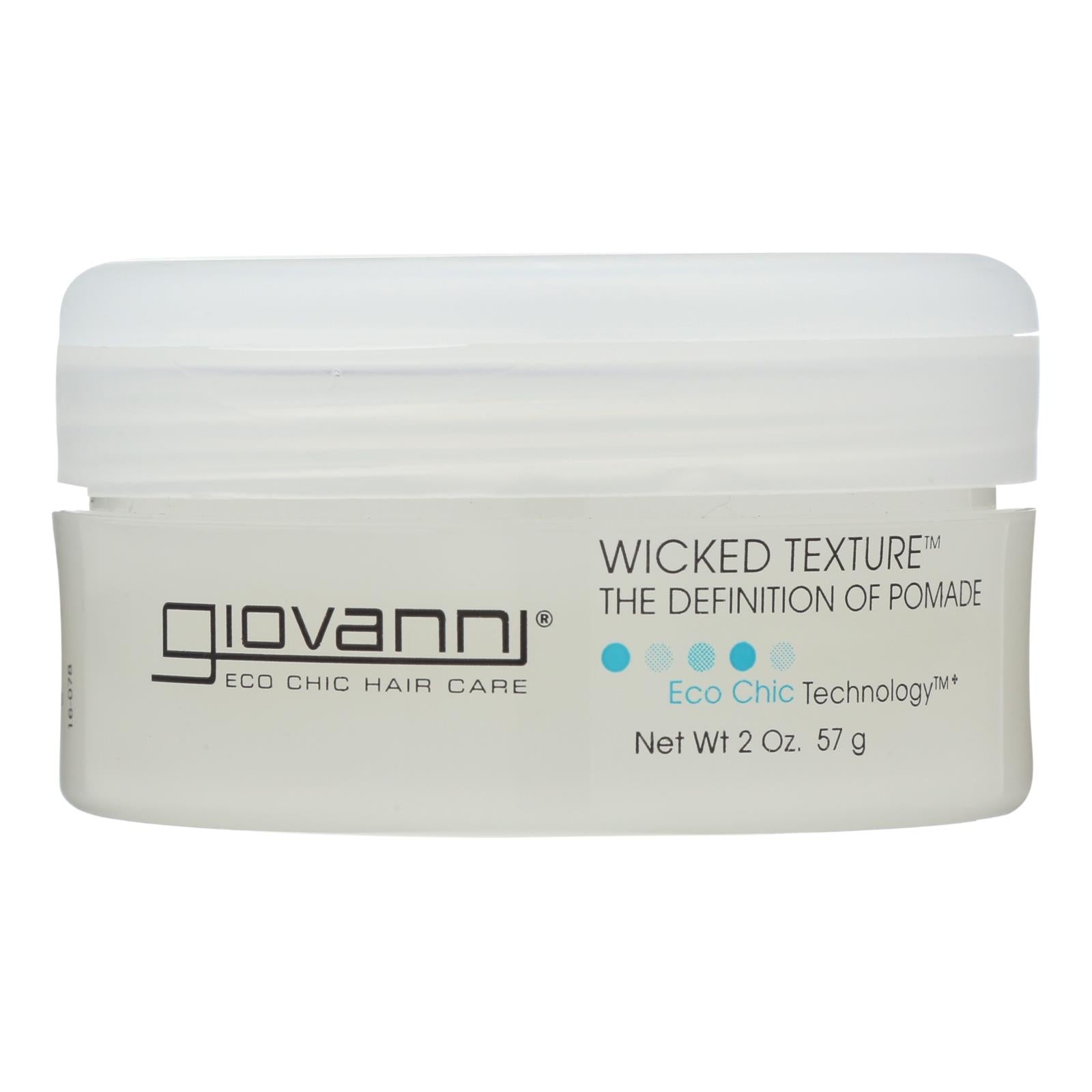 Pomada de cera para cabello Wicked totalmente natural de Giovanni (2 oz)