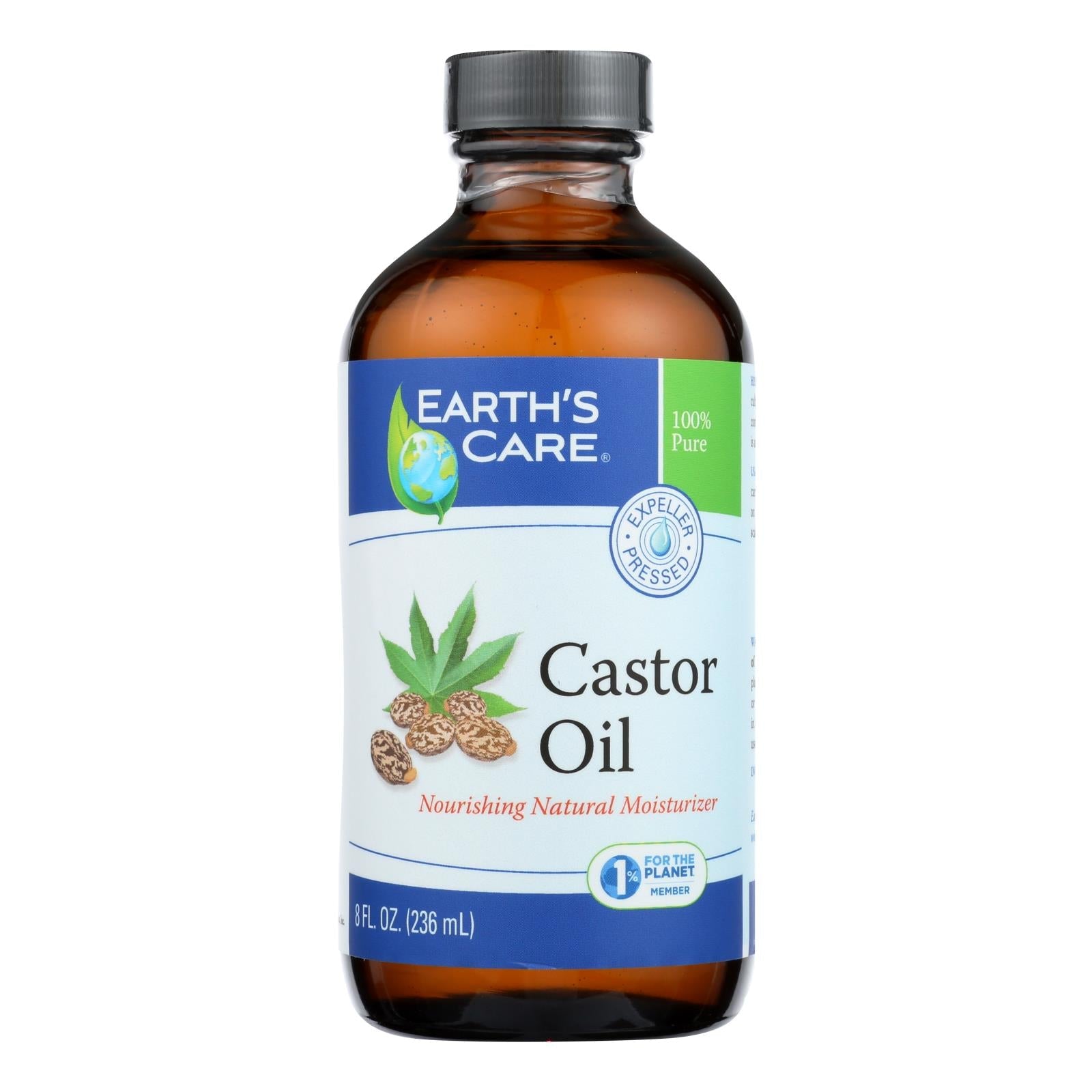Aceite de ricino Earth's Care - 8 onzas líquidas