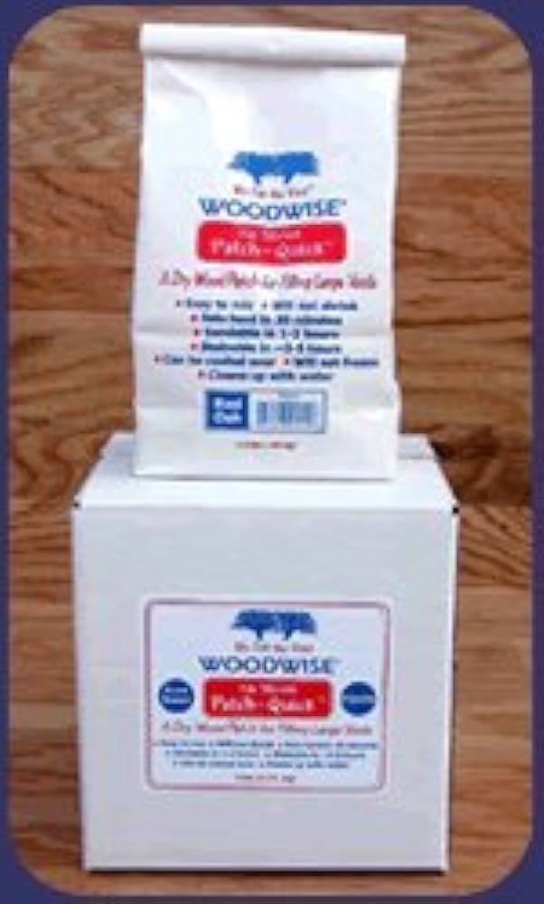 Woodwise PQ301 No Shrink Patch Quick White Oak Wood Filler -1-1-2 Lbs.