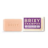 Barra de champú Brixy Coconut Vanilla - Fortificada con aceite de ricino - 4 oz