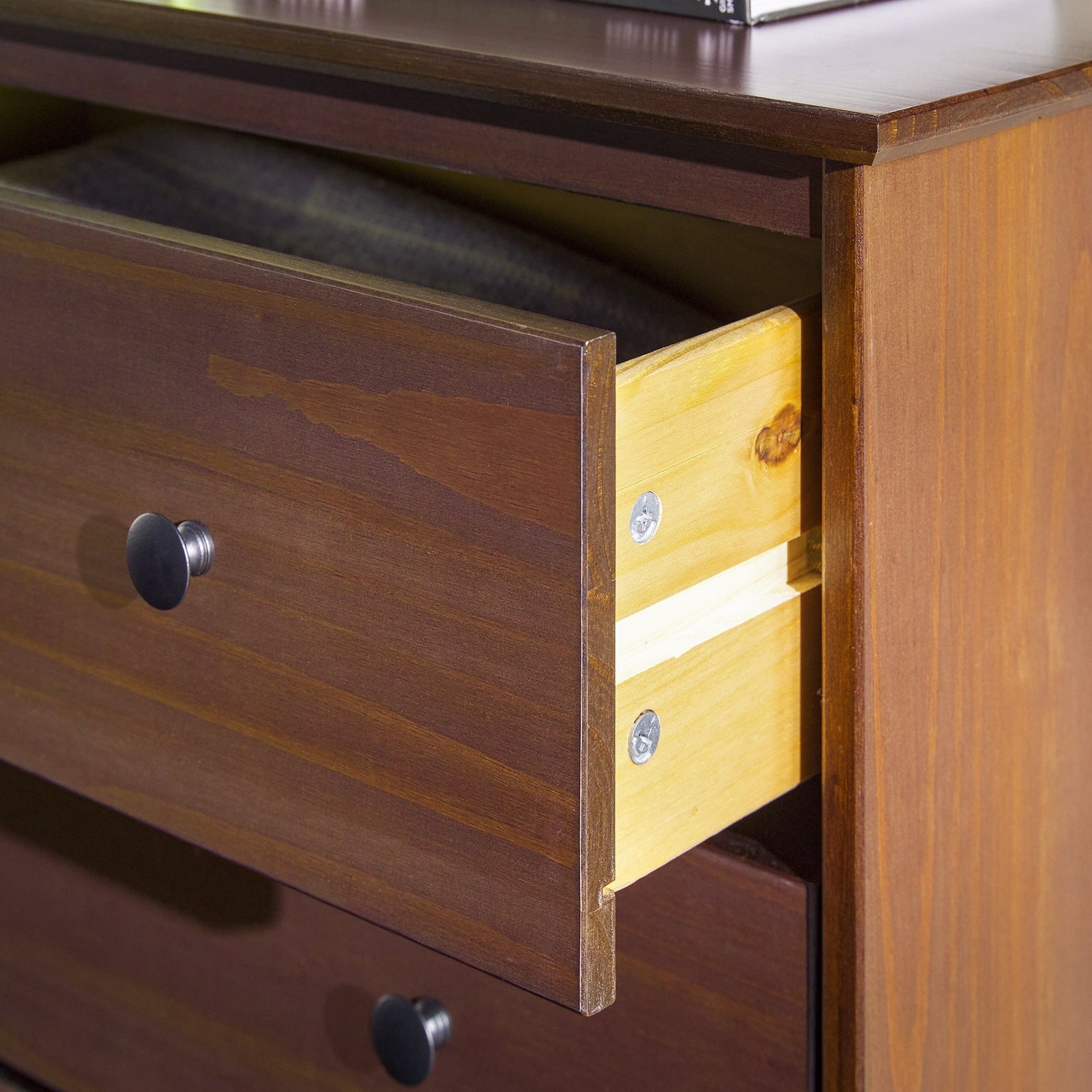 Cómoda de transición de madera maciza Spencer