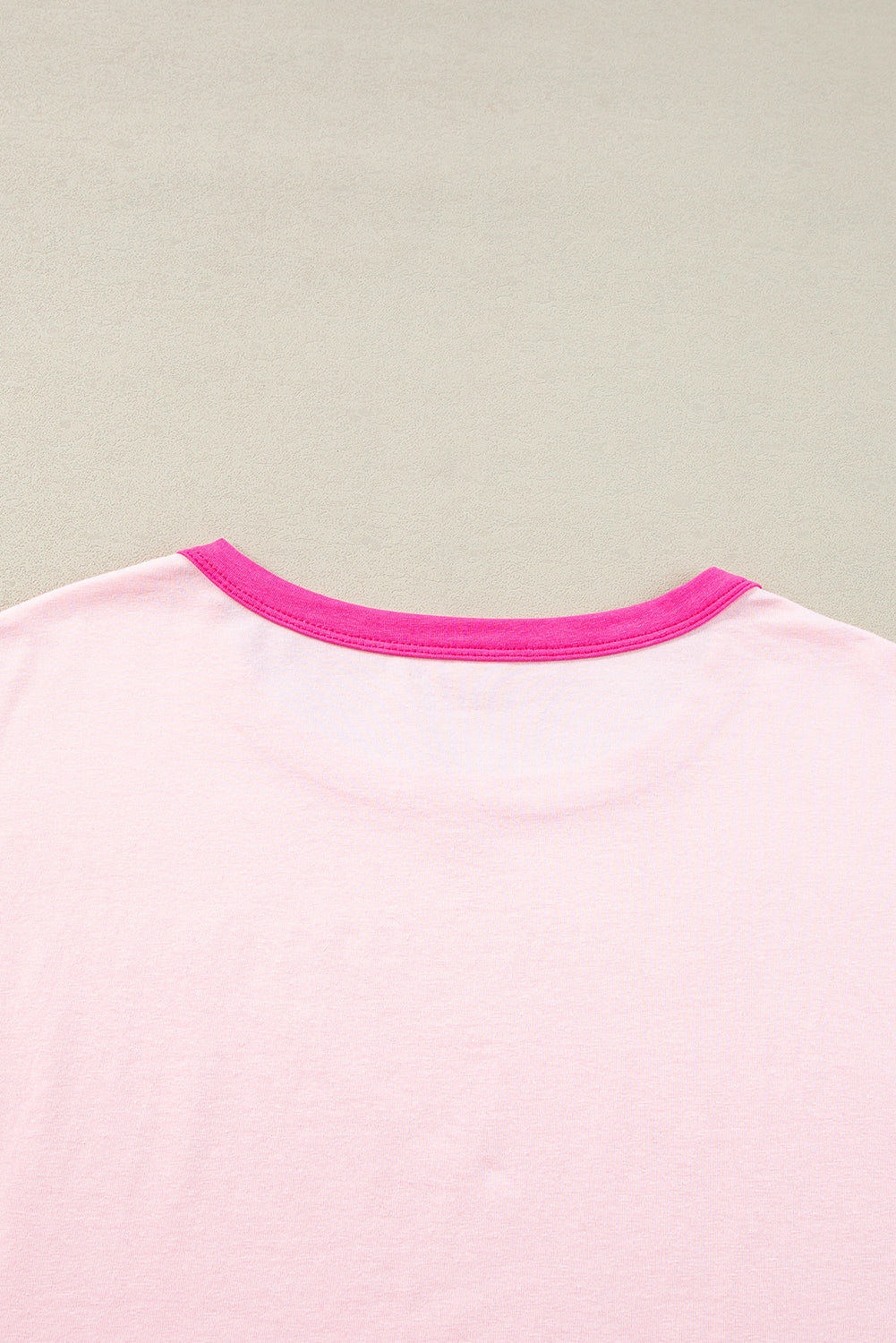 Long Sleeve Crew Neck T-Shirt with Rainbow Sleeves