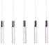 Acrylic Cylinder Chandelier // 5 Light