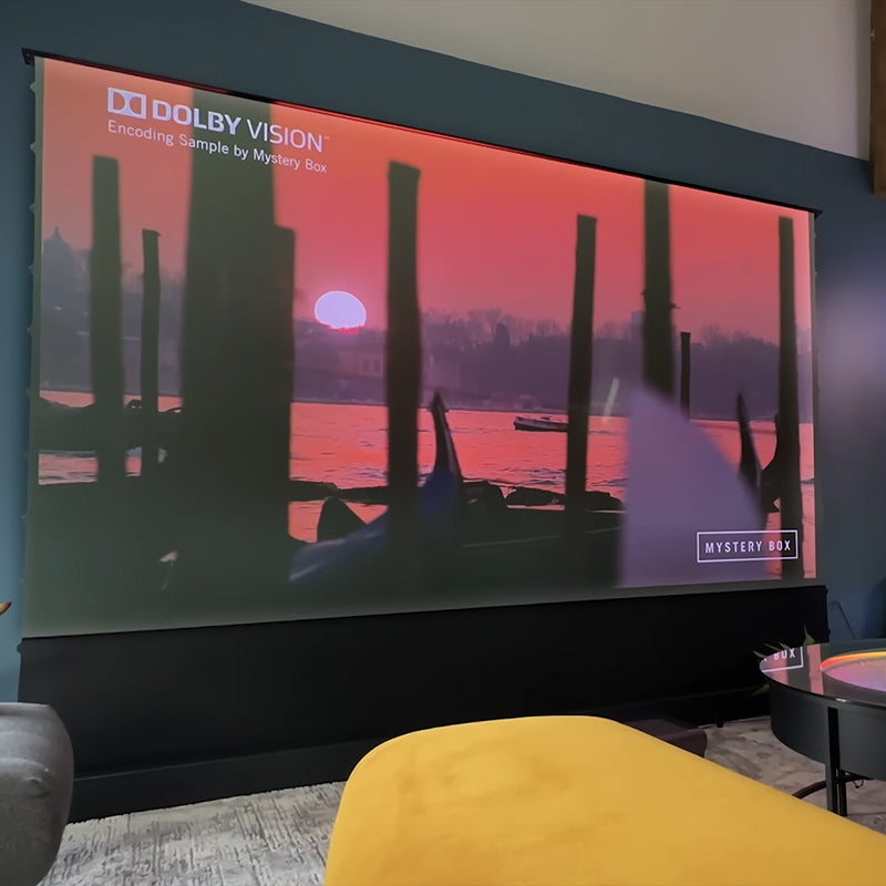 100''-130'' AWOL Vision Cinematic+ ALR Motorized Floor Rising Acoustic Screen