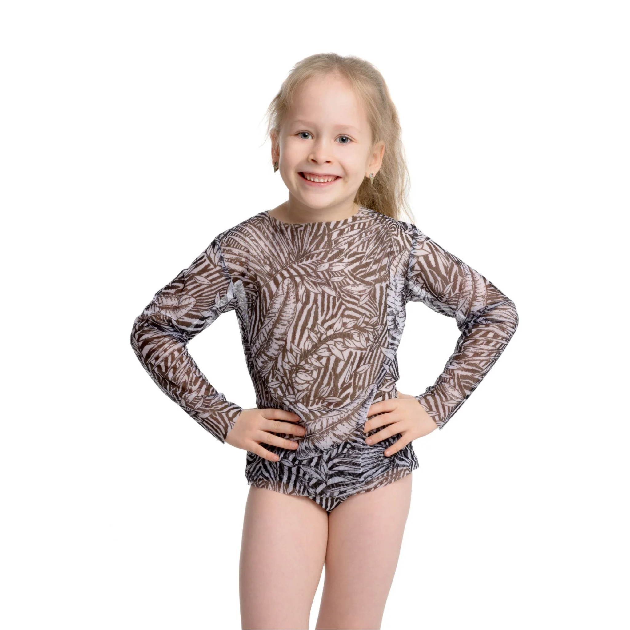 Kid's Smart T-shirt Fake Zebra without hood